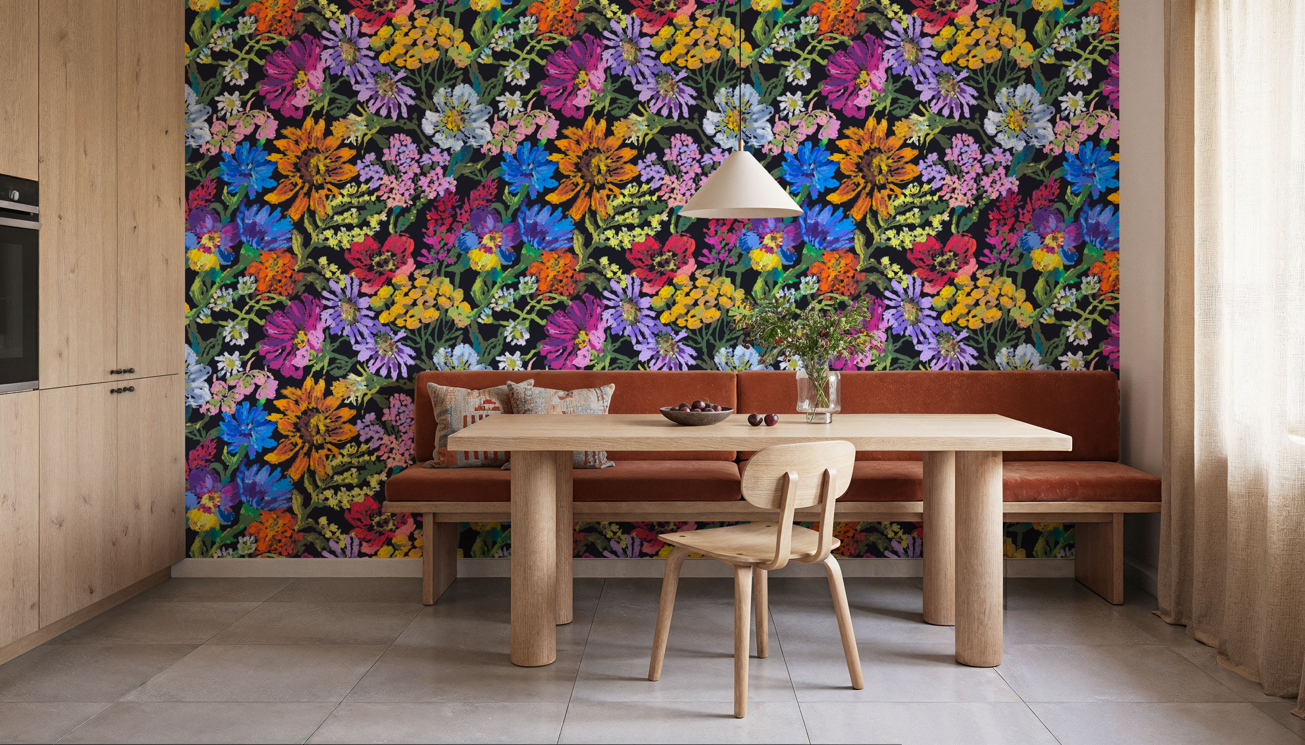 Meadow in Oil Pastel, Yellow