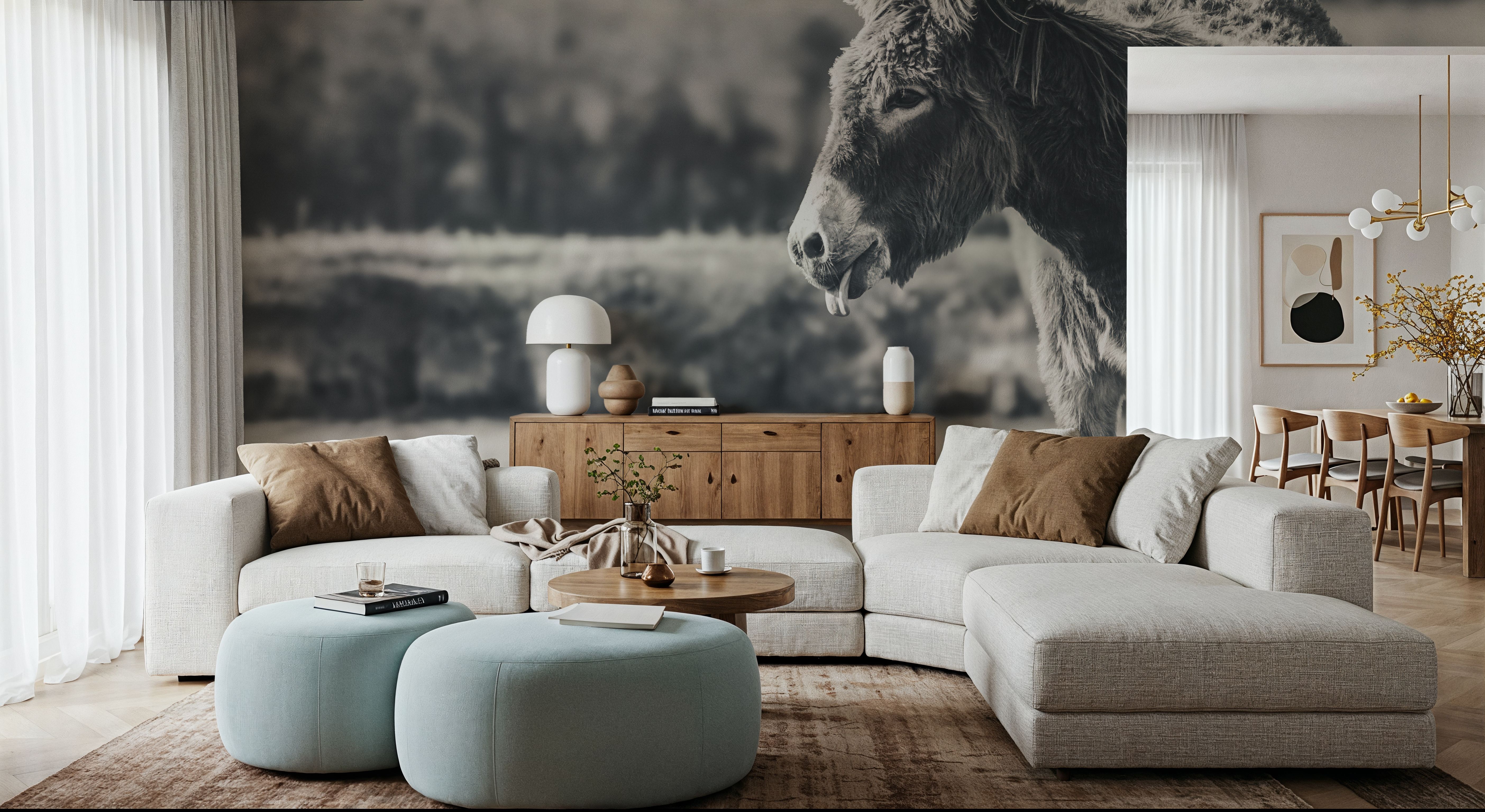 Donkey Summer I, Wallpaper