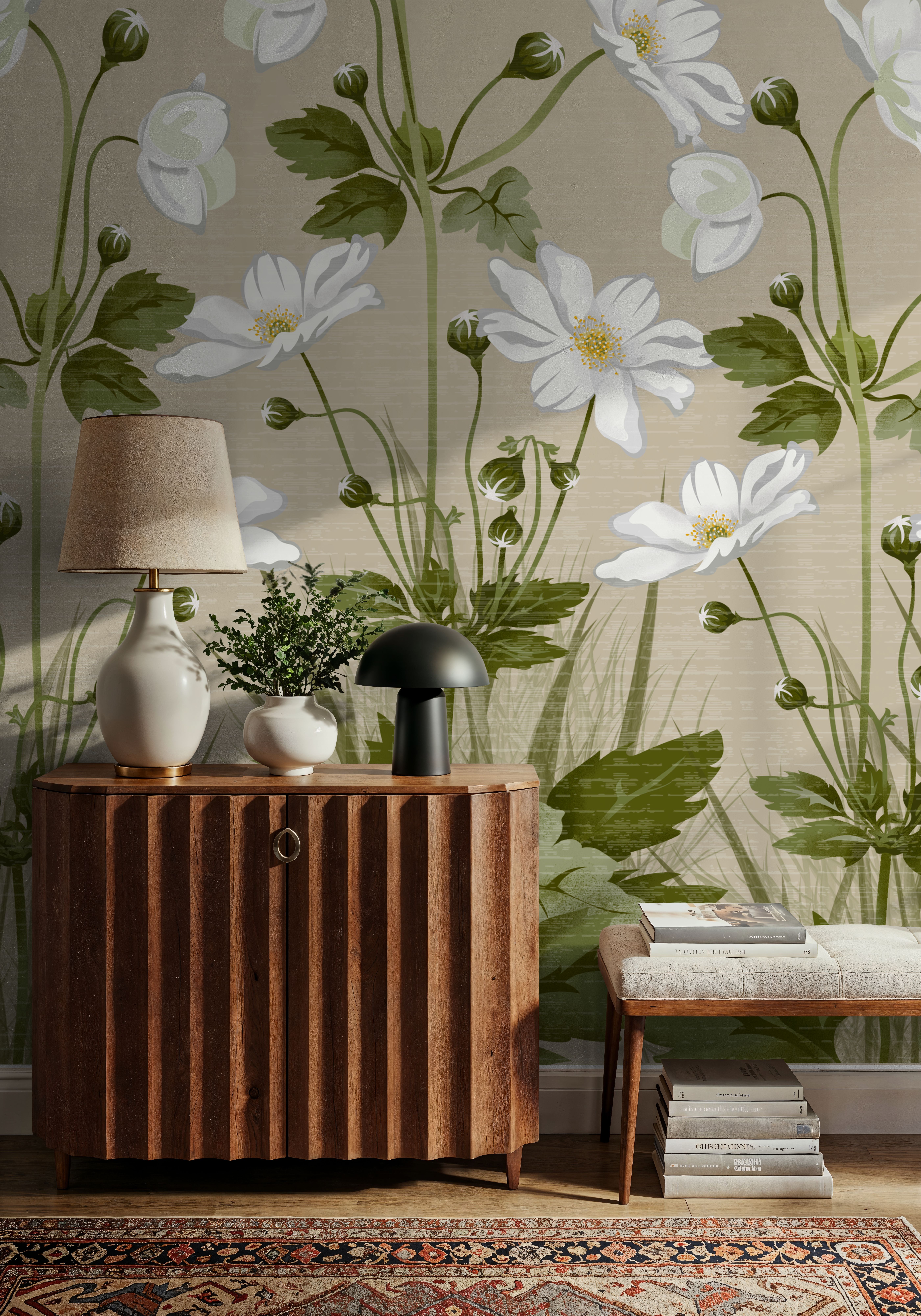 White Anemones,