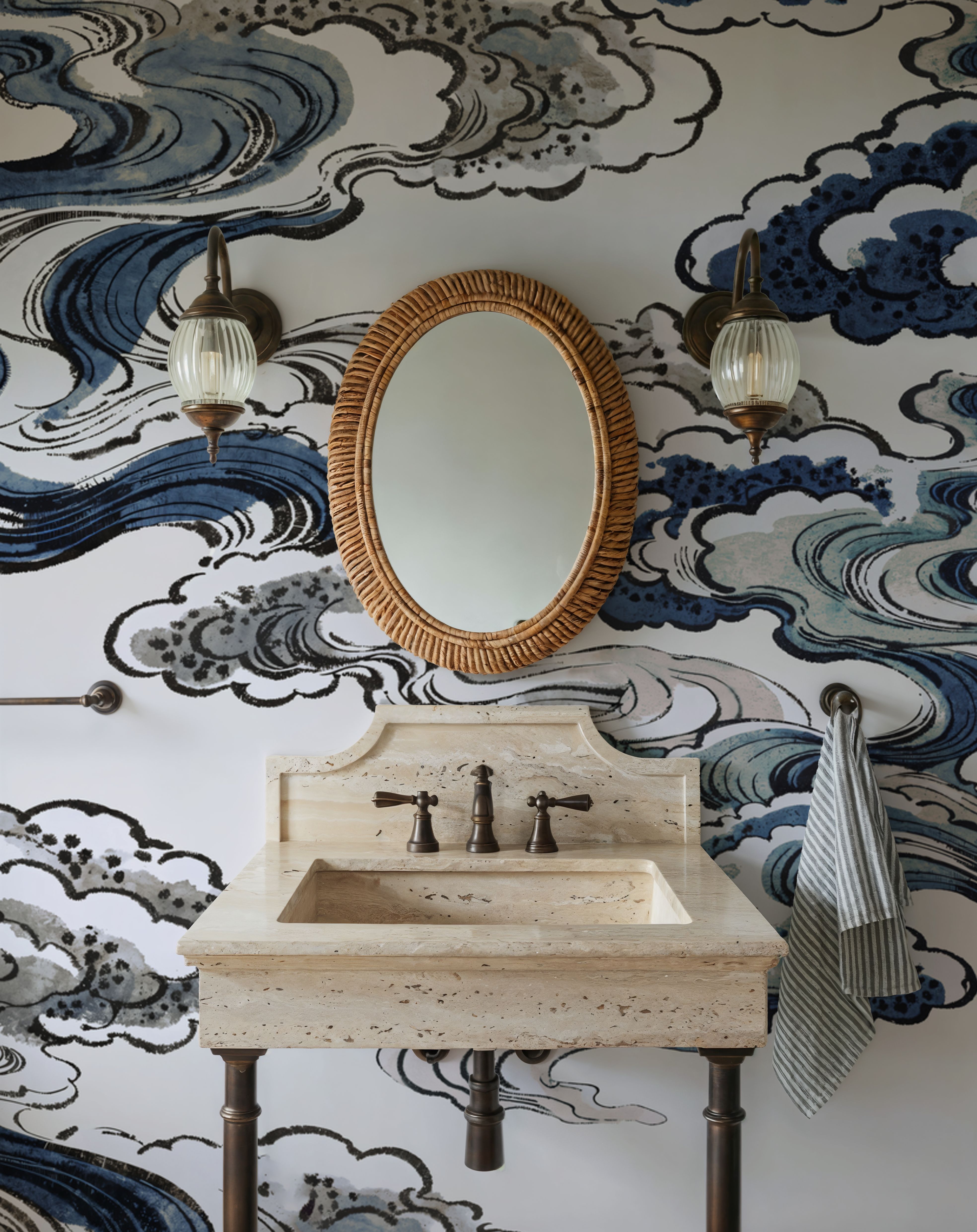 Ukiyo-e Clouds, Blues