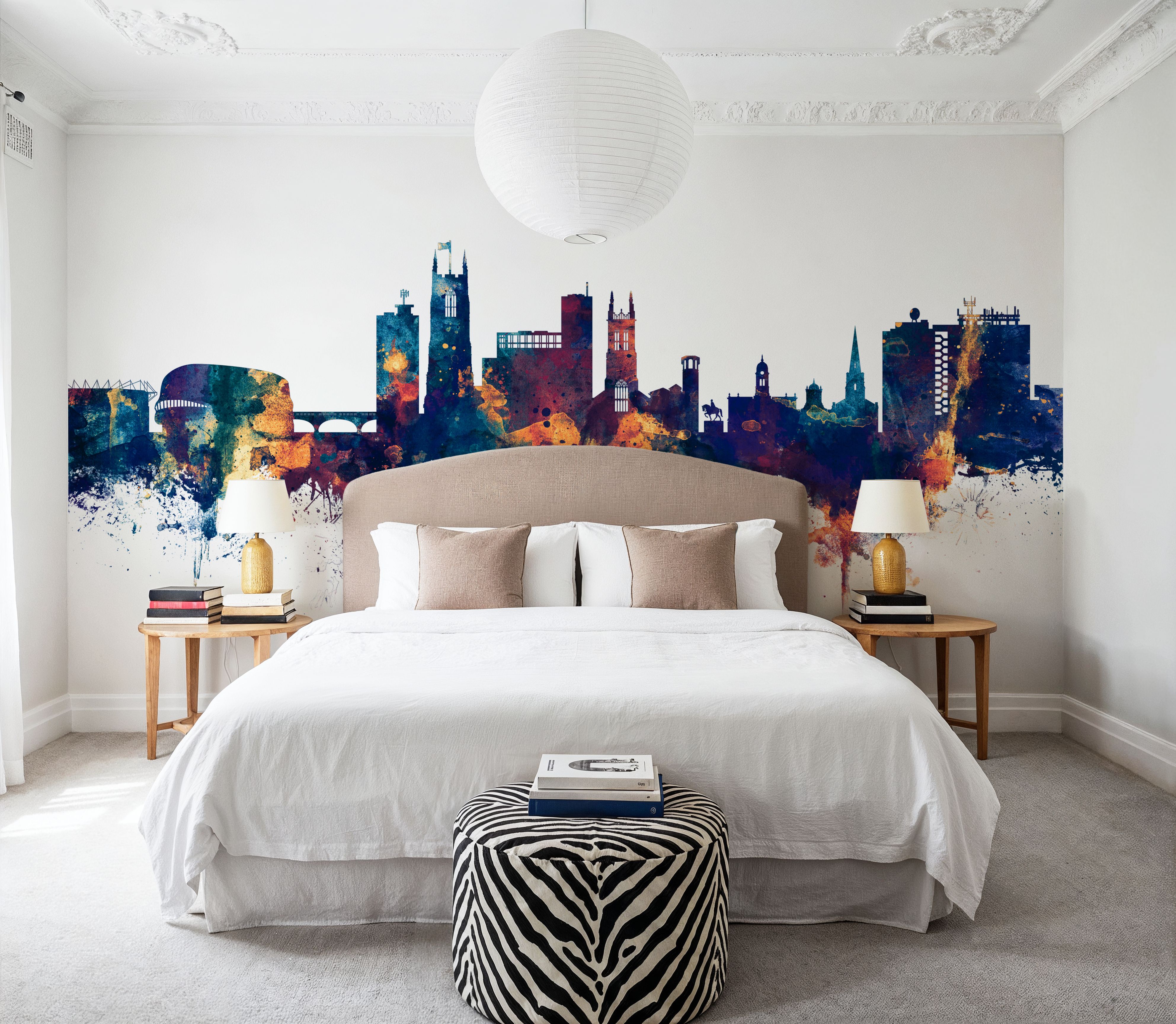 Derby England Skyline Blue & Bronze