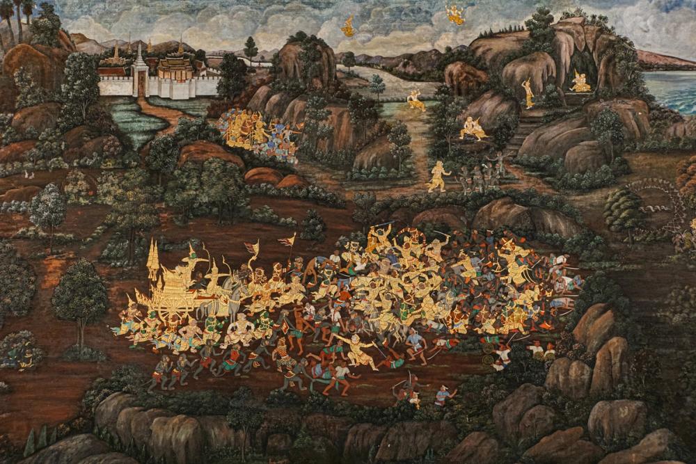 Ramakien, Thai Painting