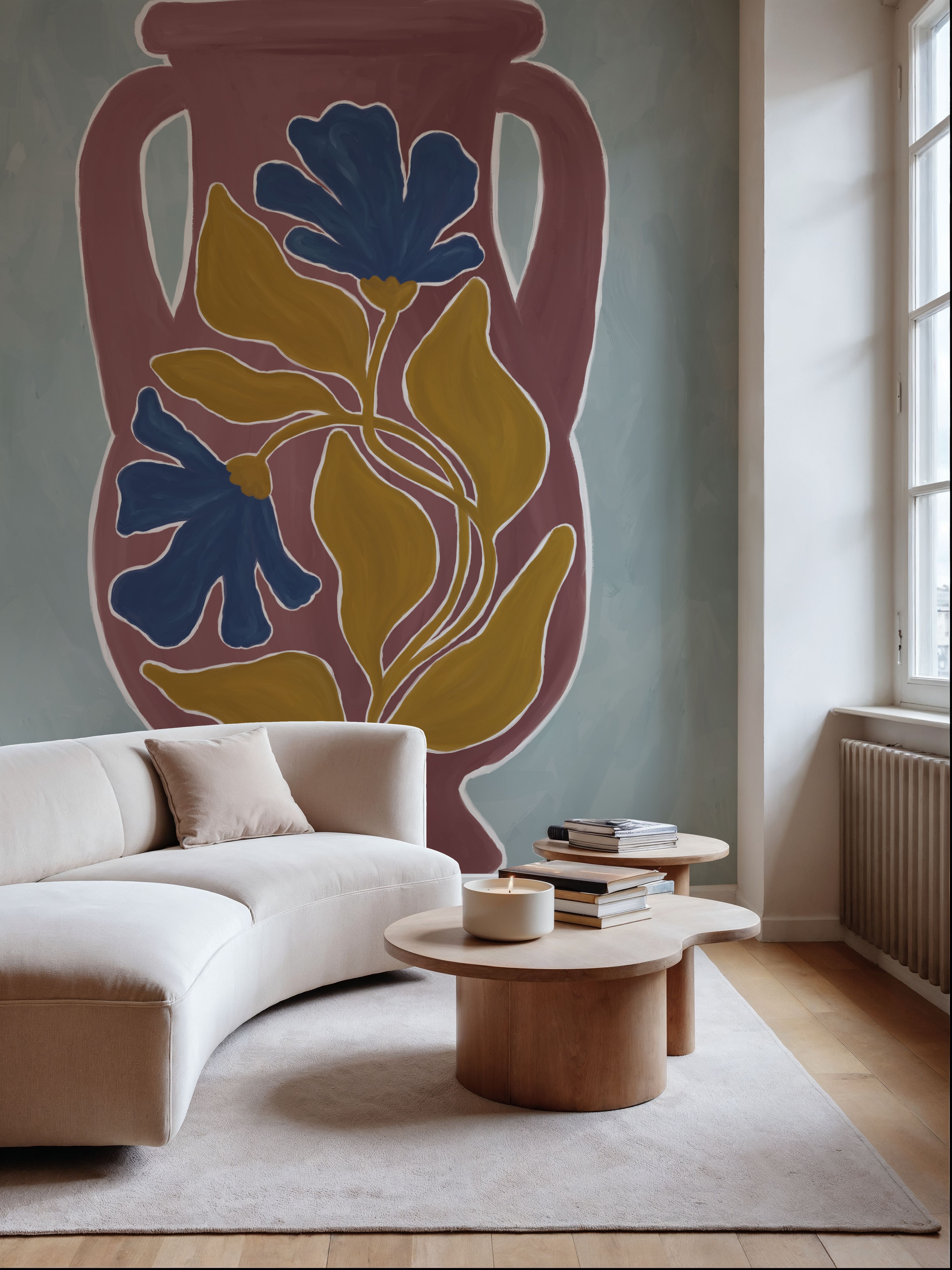 Modern Floral Vase II