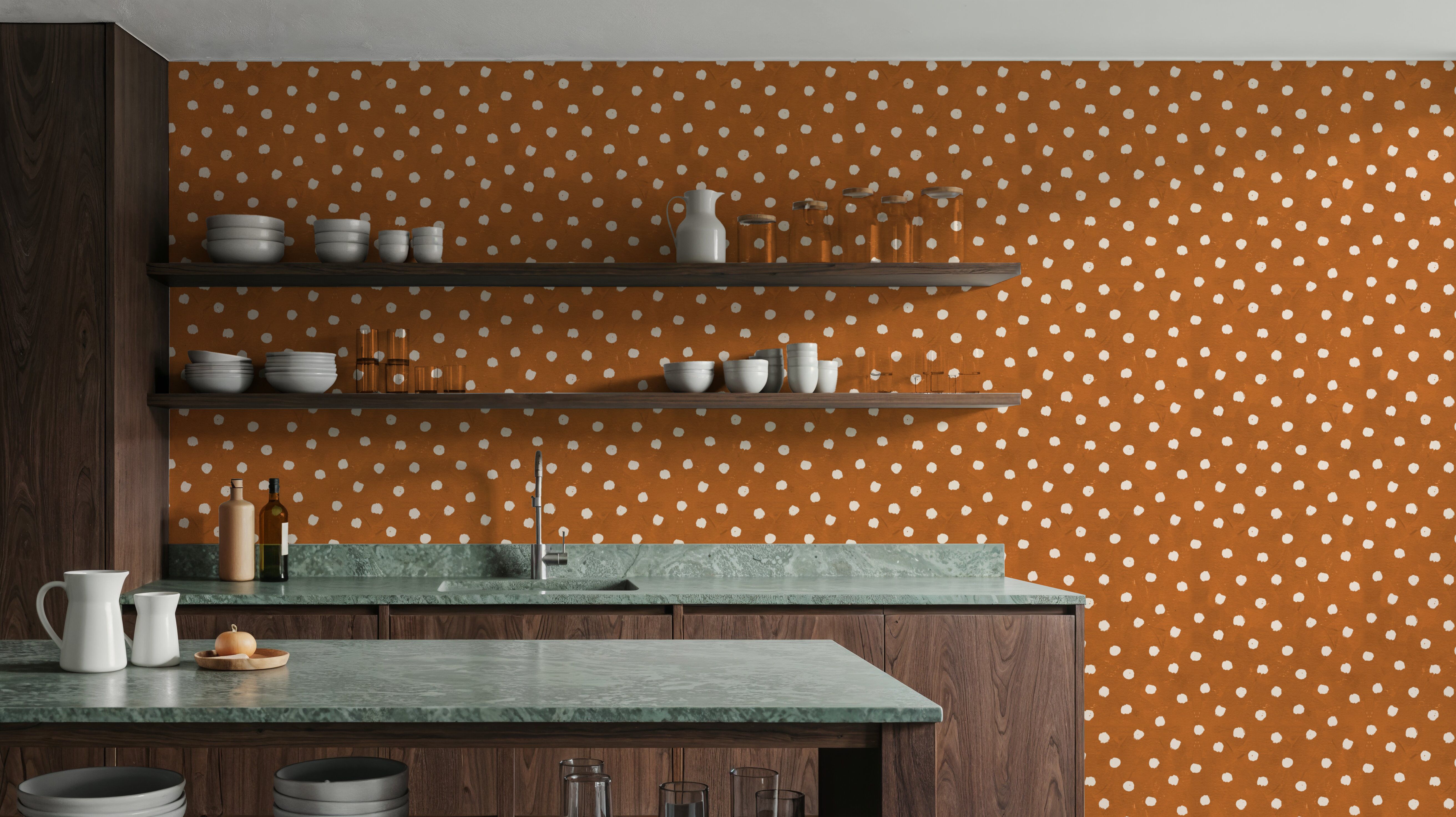 Autumn Dots Light Brown