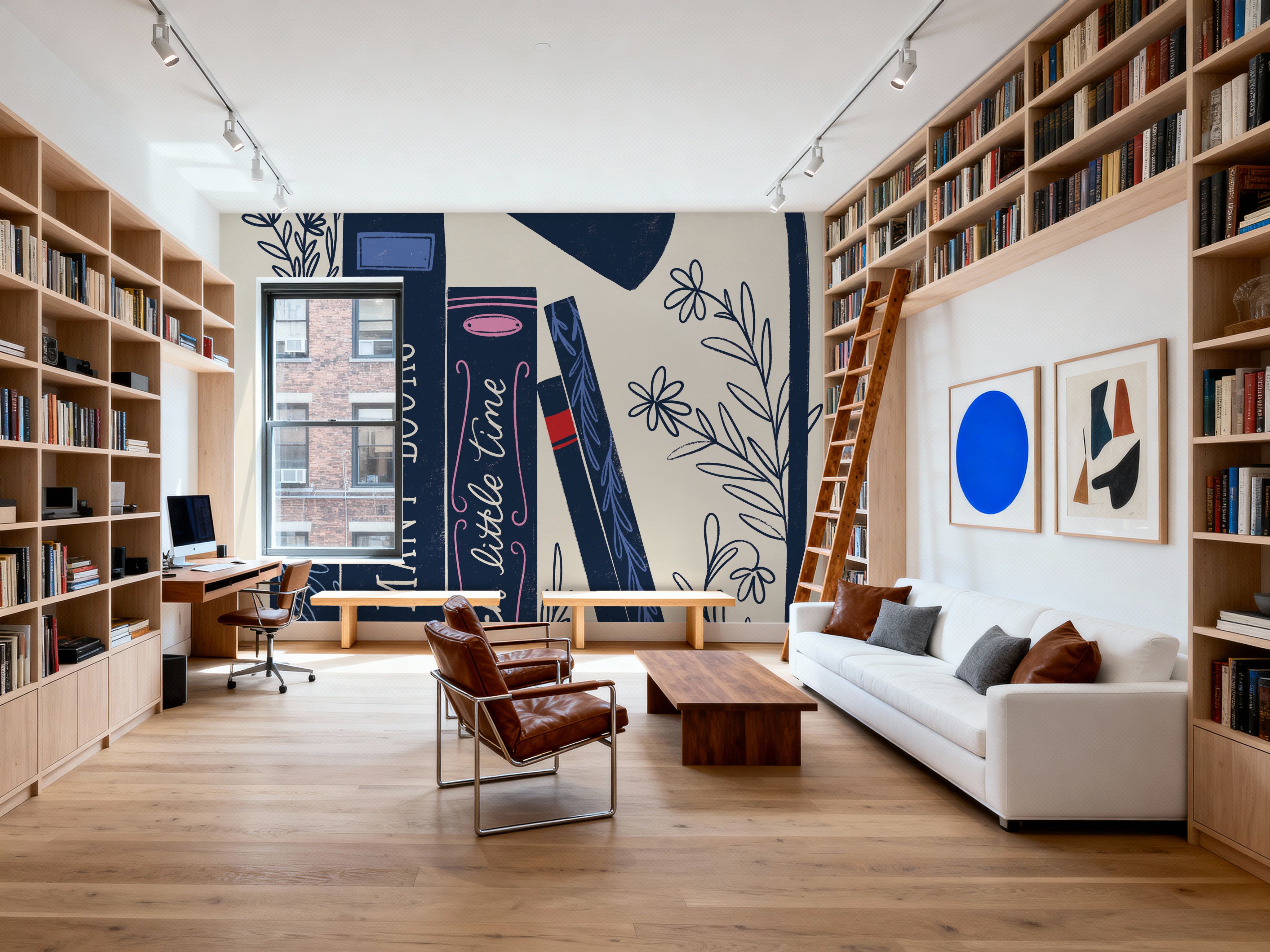 Bookish Blue I