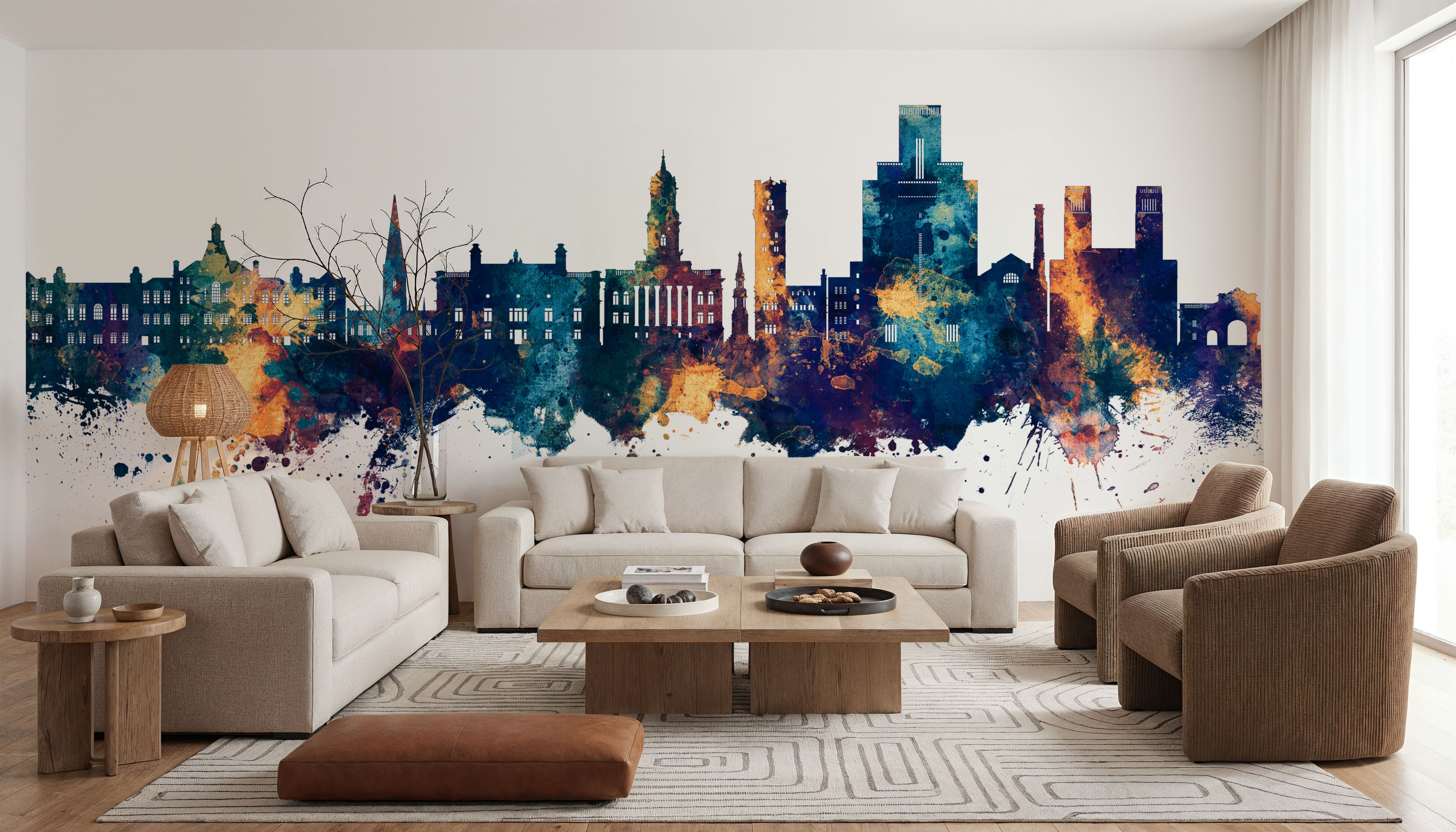 Birkehead England Skyline Blu & Bronze