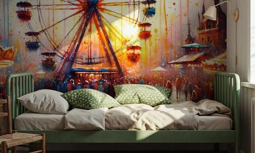 Carnival Lights at Dusk