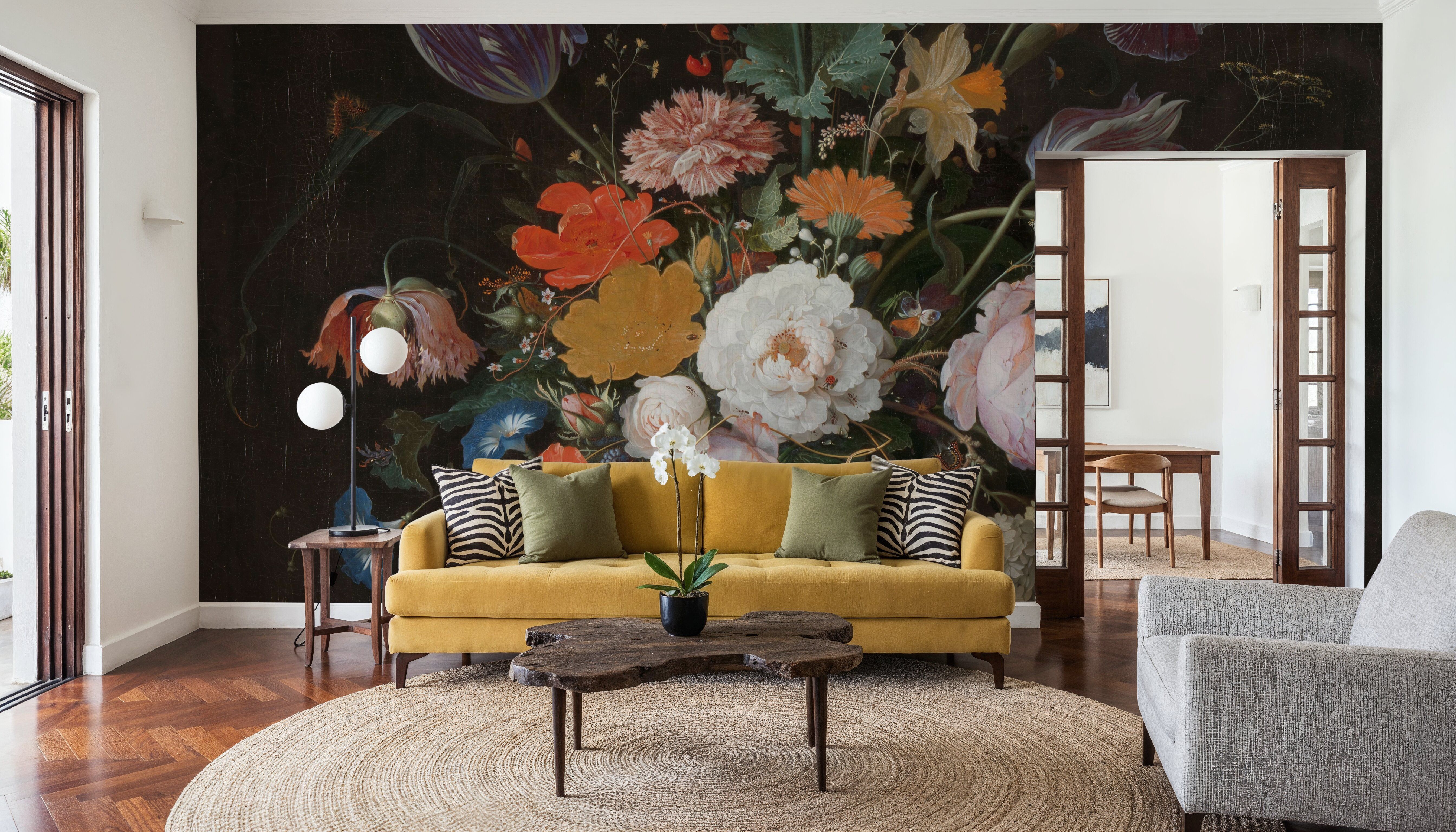 Still Life with Flowers And a Watch