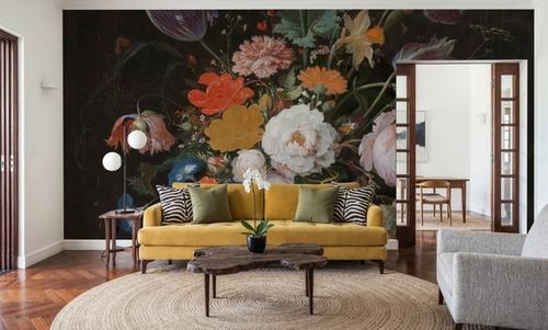 Still Life with Flowers And a Watch