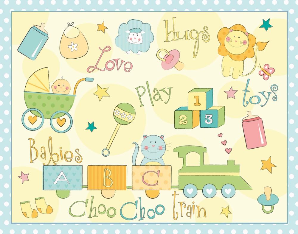 Toys and Hugs I Blue