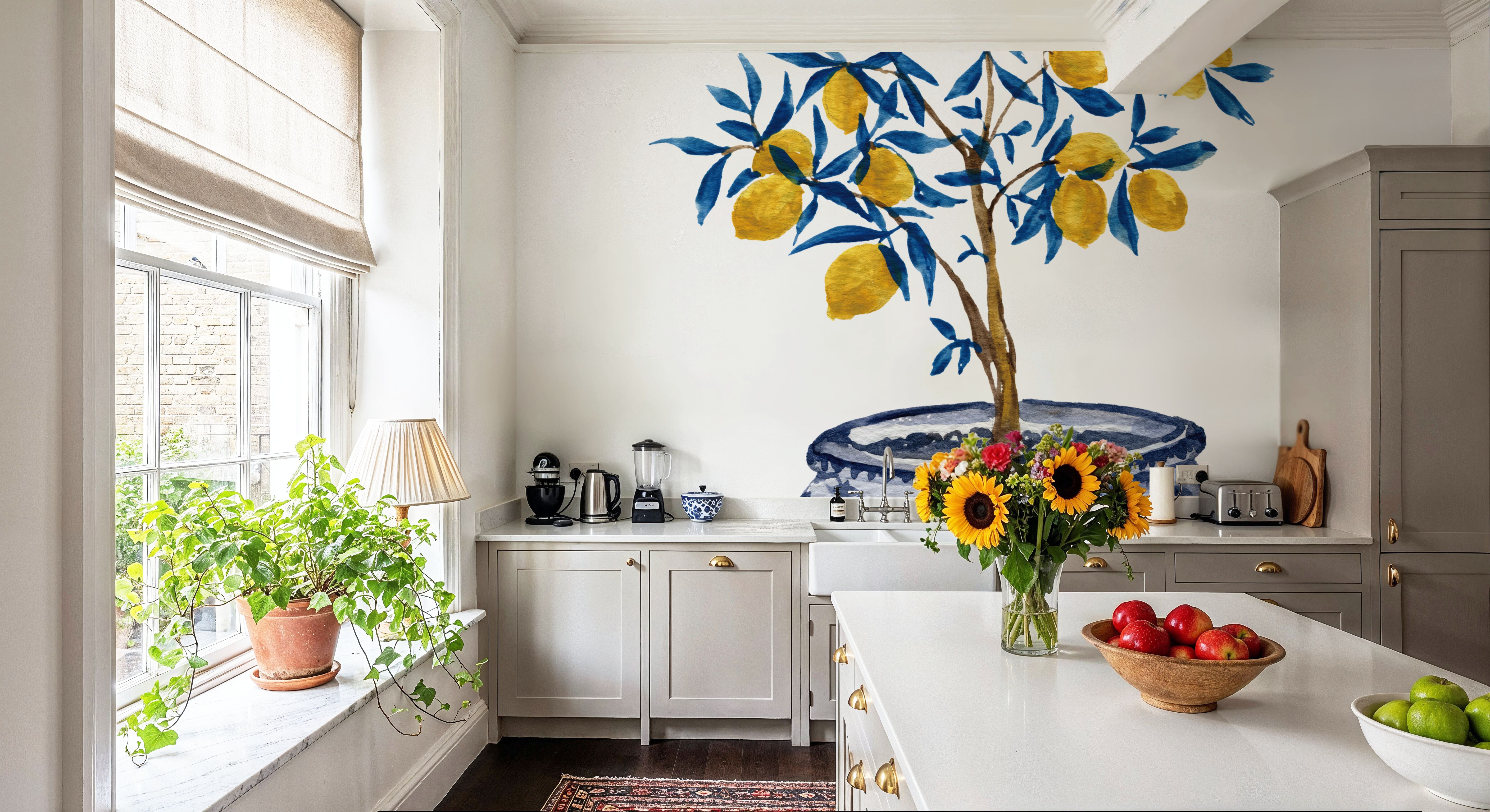 Lemon Tree in Chinoserie