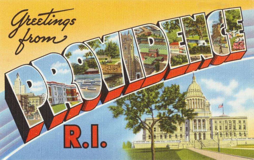 Greetings from Providence - Screenprint Postcard