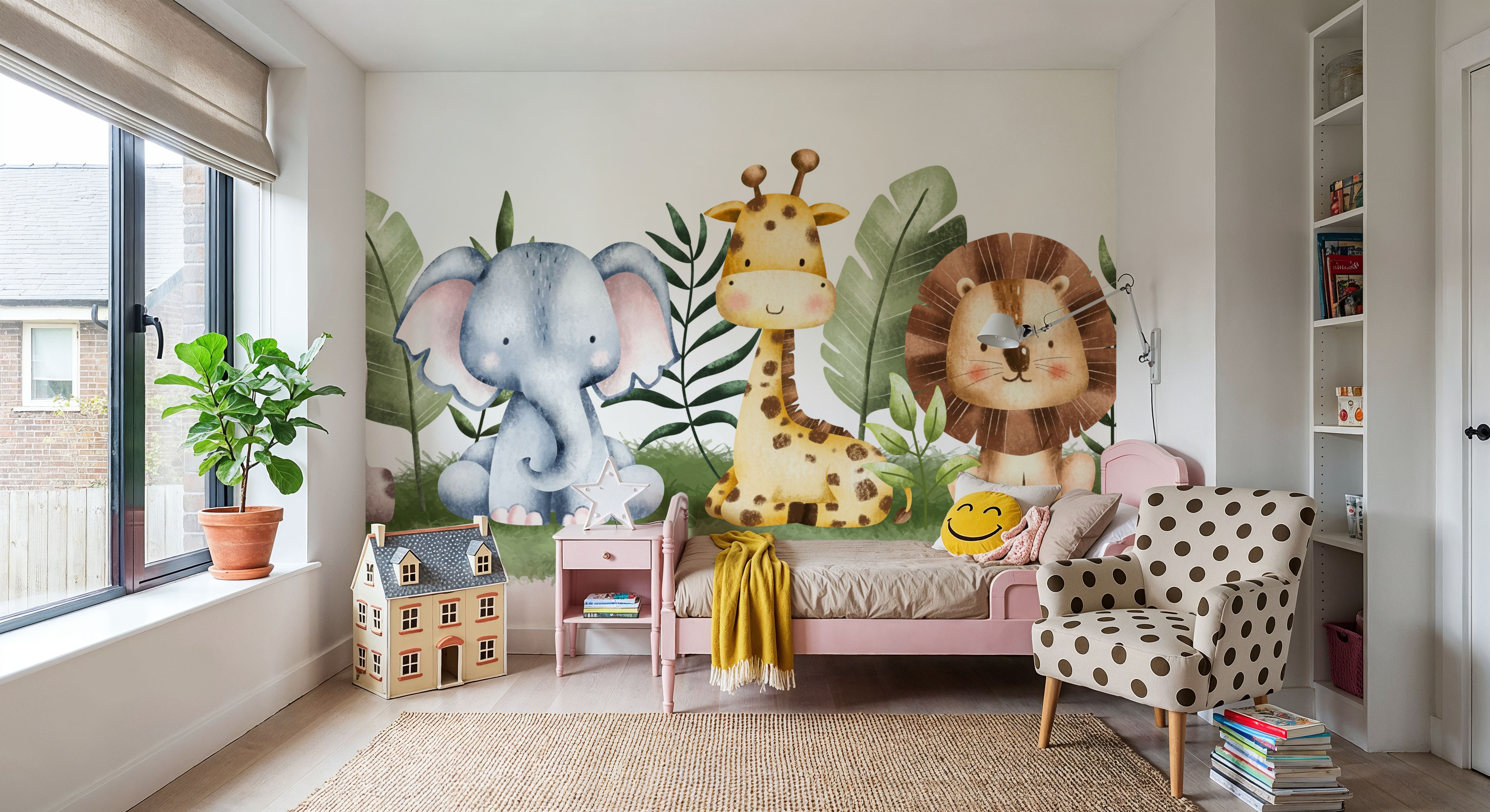 Safari Babies, Wallpaper