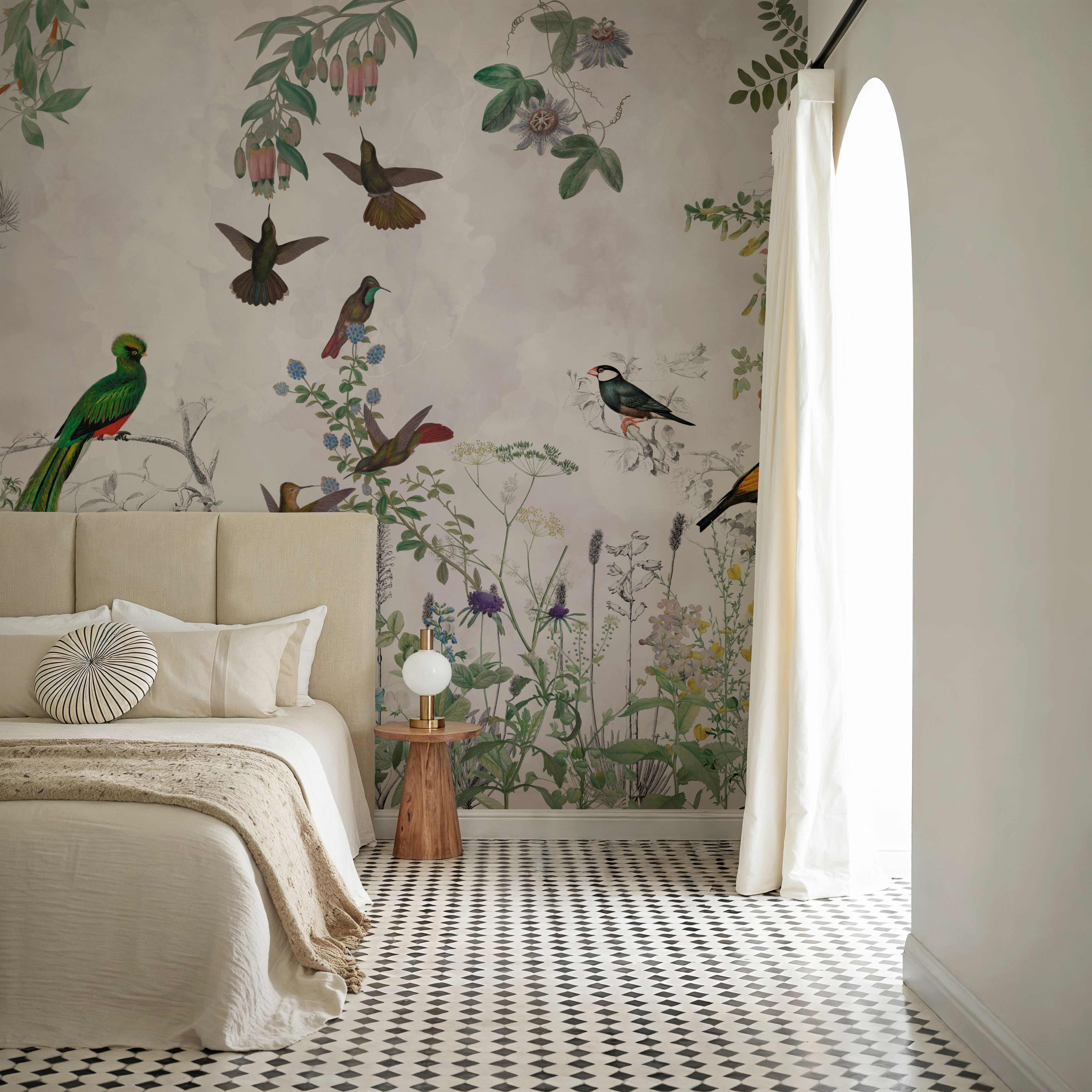 Fields of Birds and Flowers