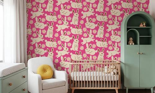 Blissful Bunnies, Neon Pink
