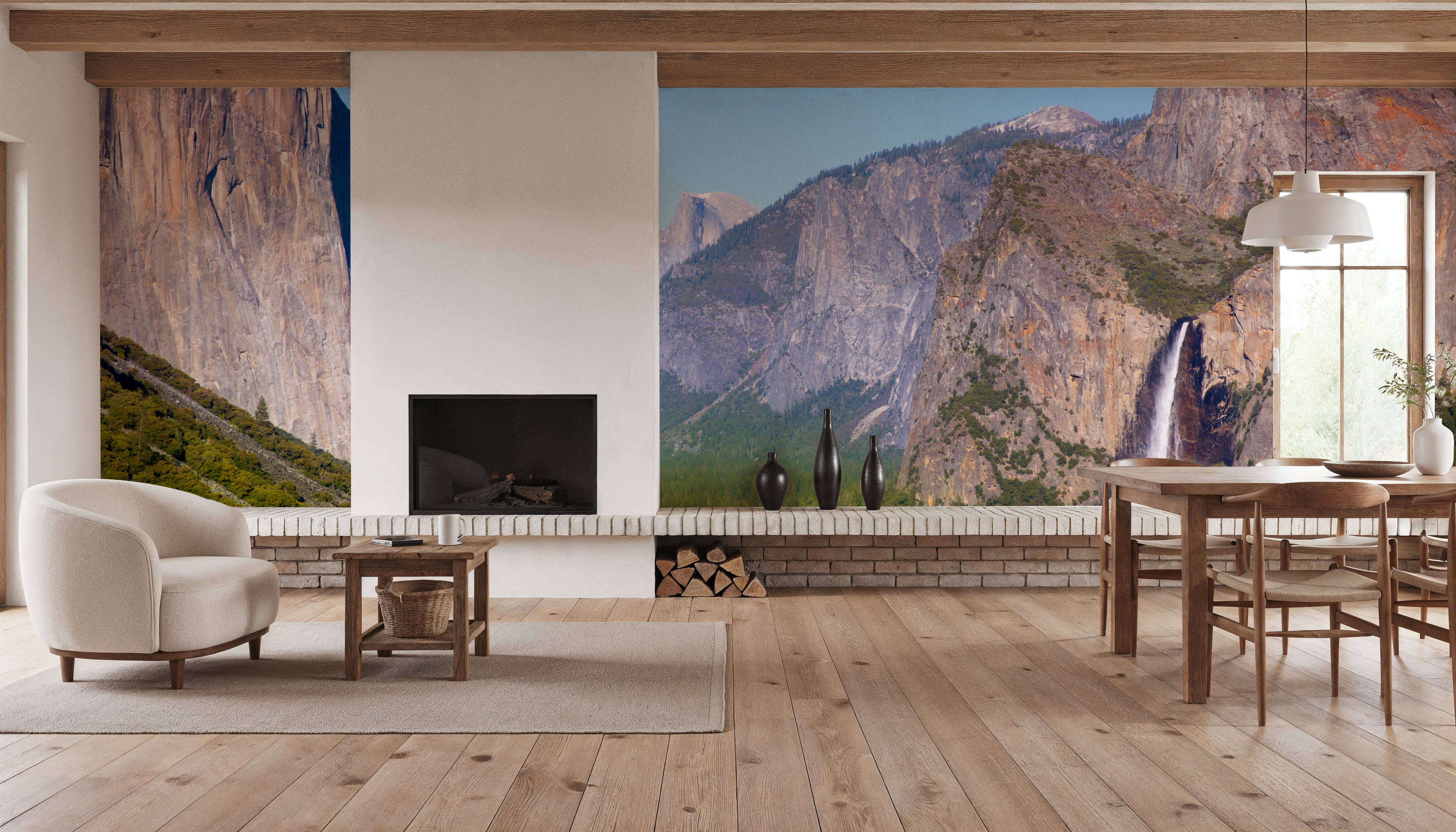 Yosemite el Capitan and Half Dome, Wallpaper