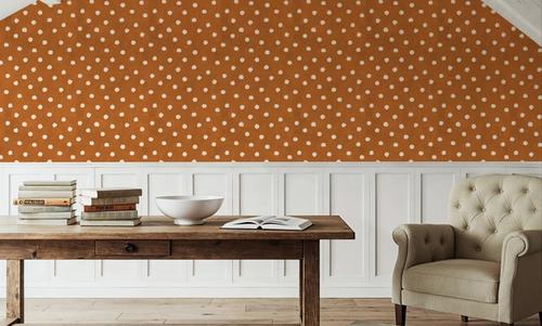 Autumn Dots Light Brown
