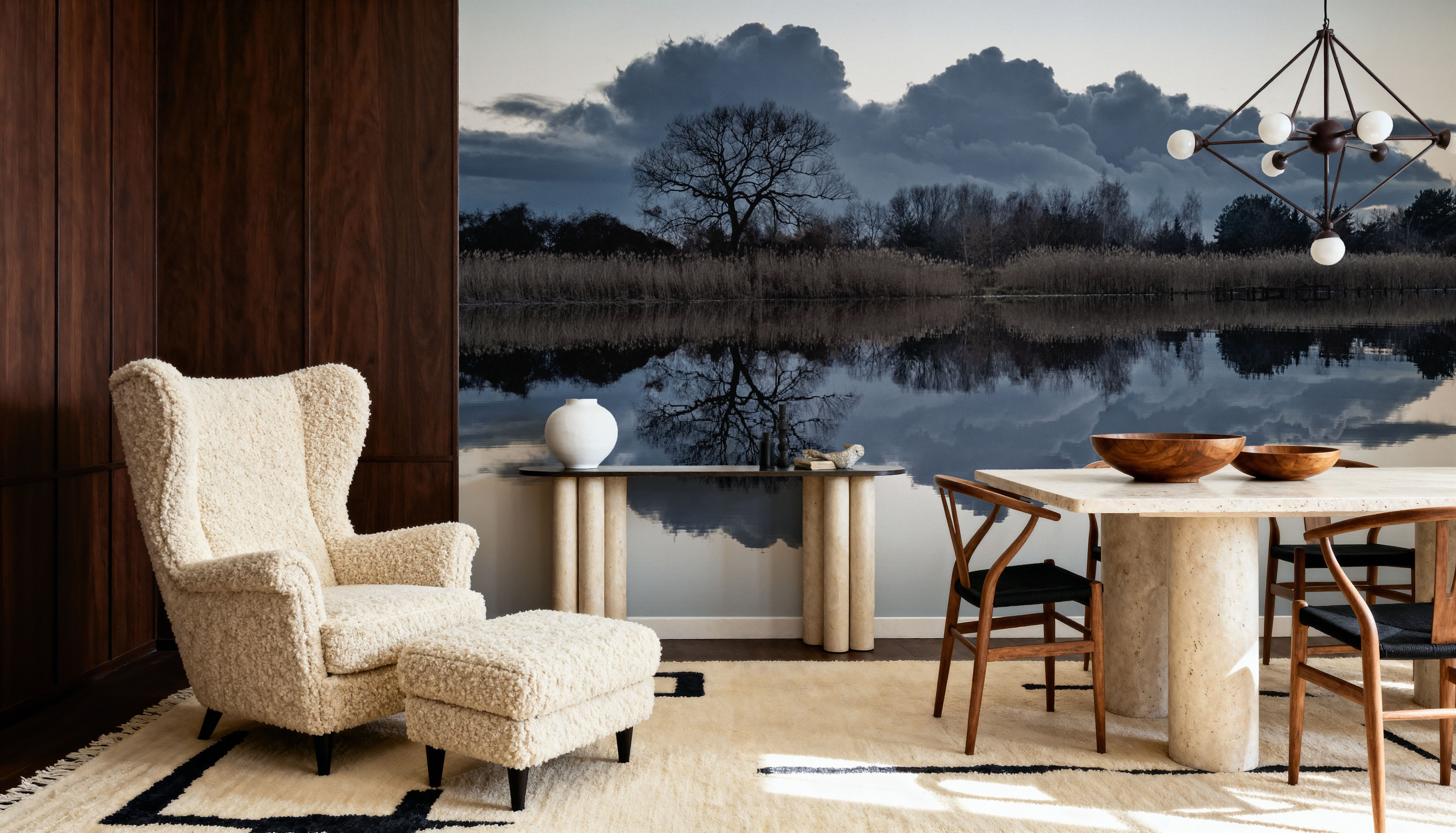 Clouds In Water, Wallpaper