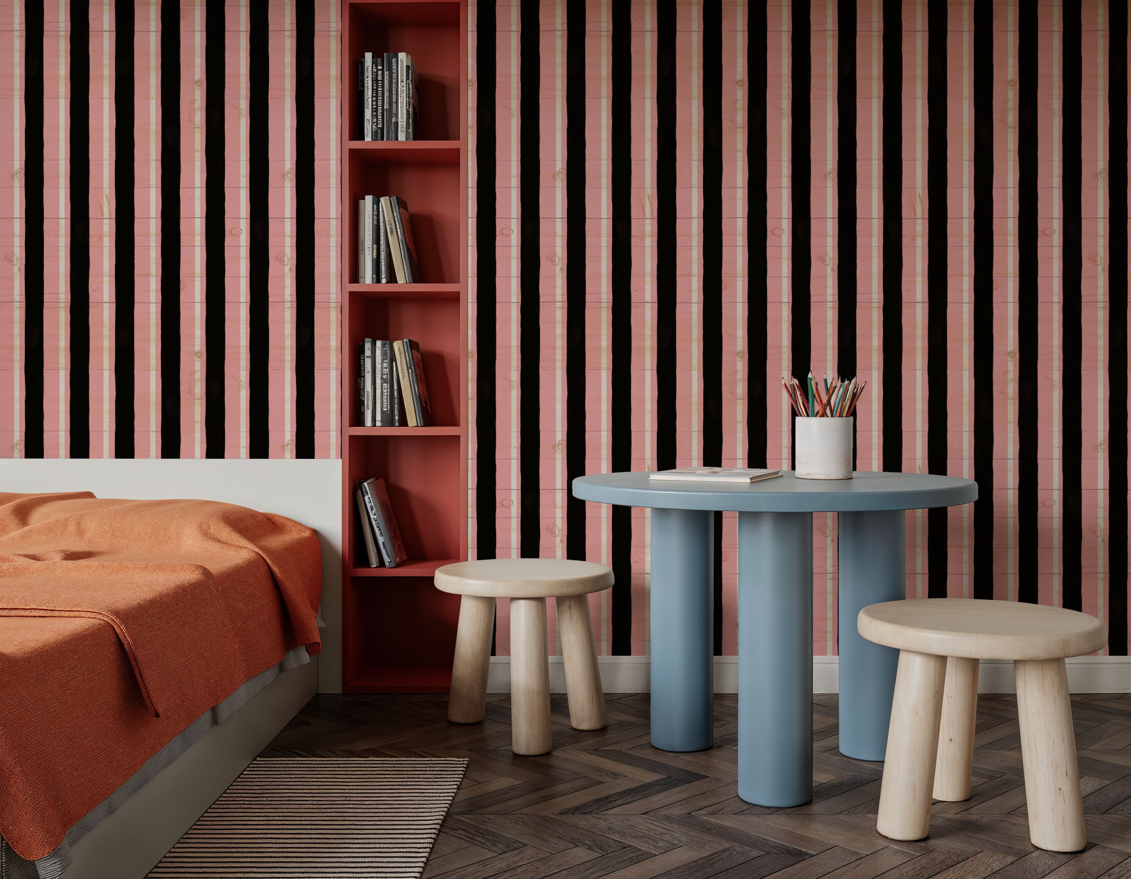 Mystical Stripes Pink
