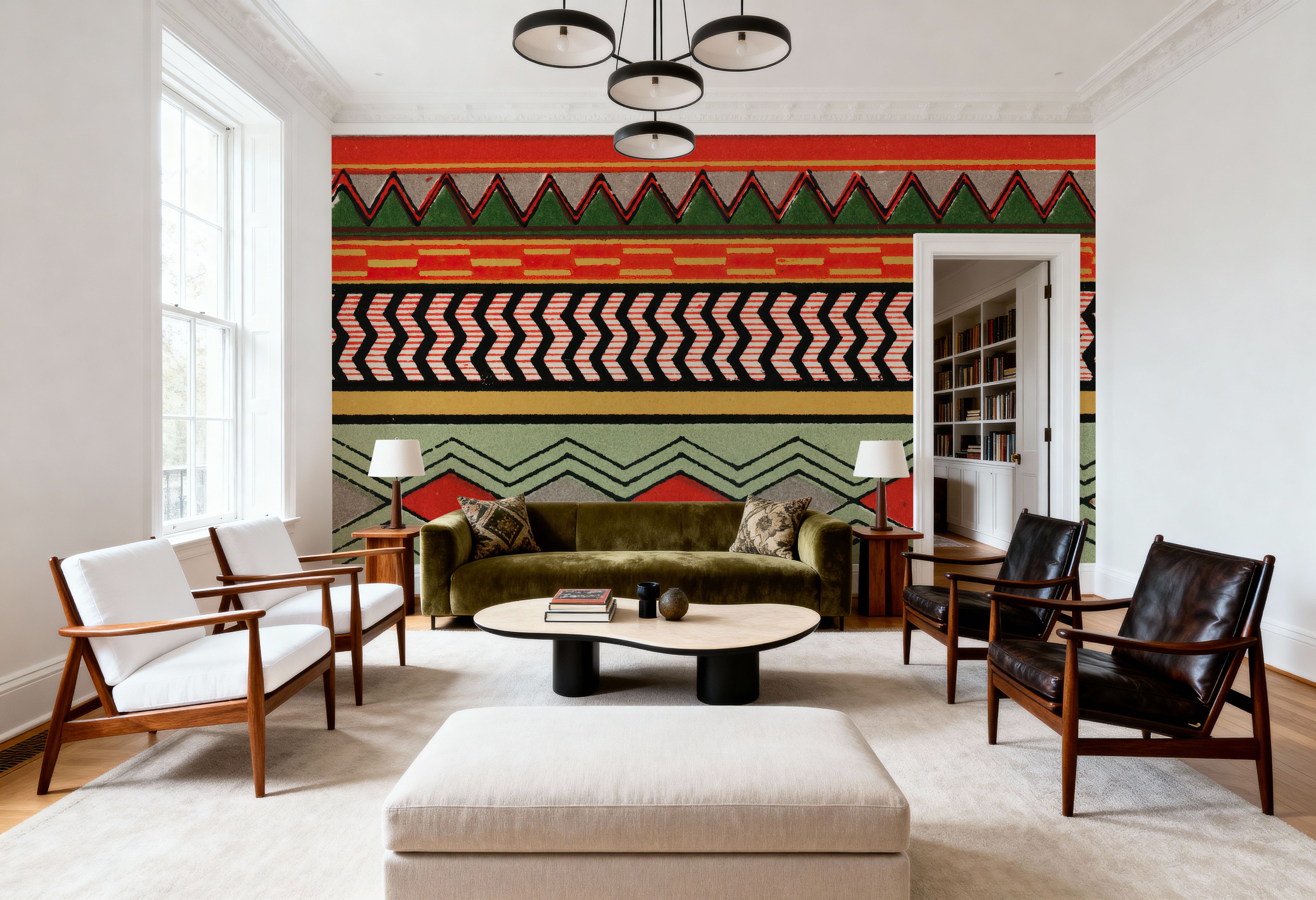 Egyptian Ornaments - Bastet, Wallpaper