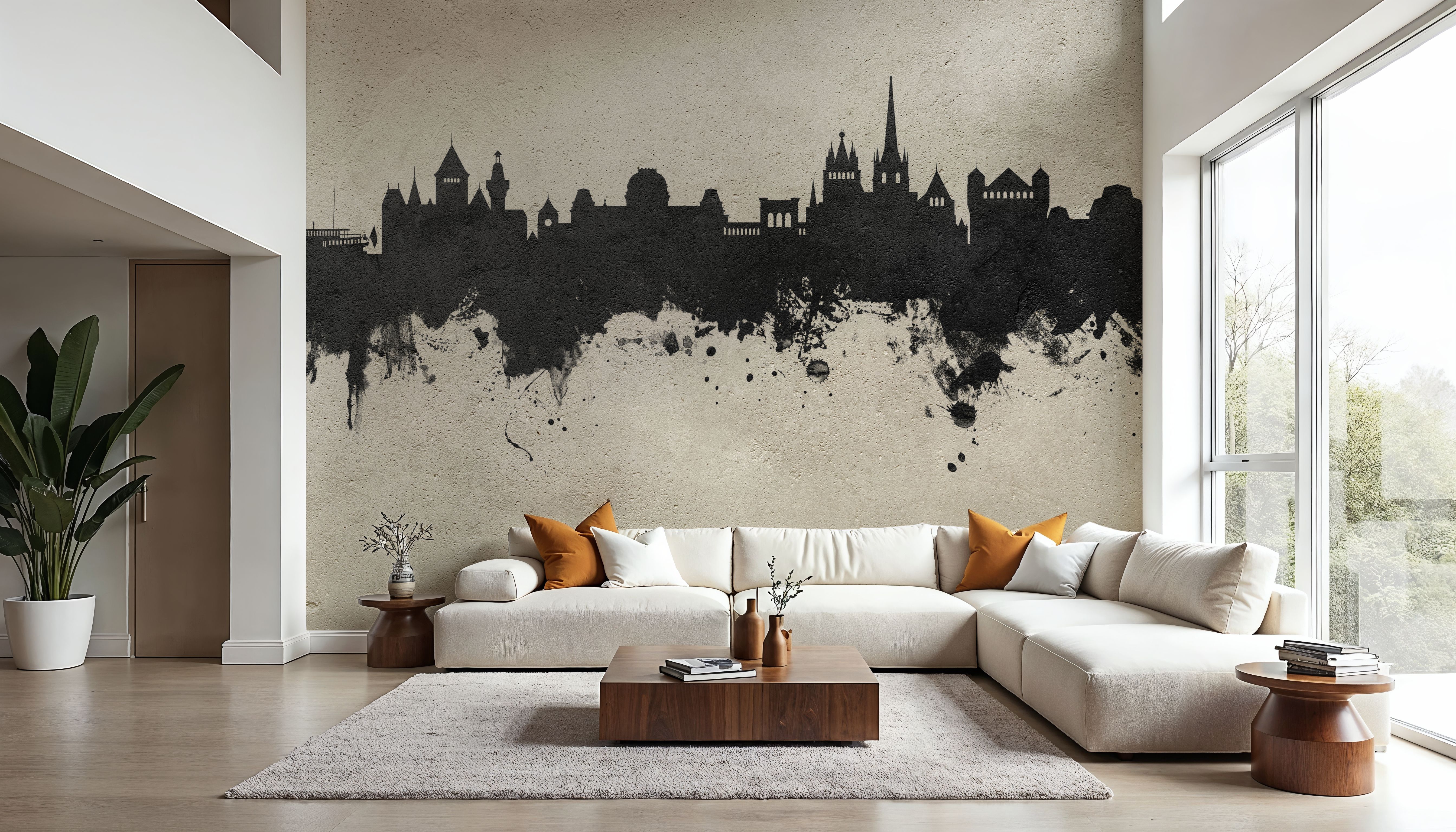 Lausanne Switzerland Skyline Concrete