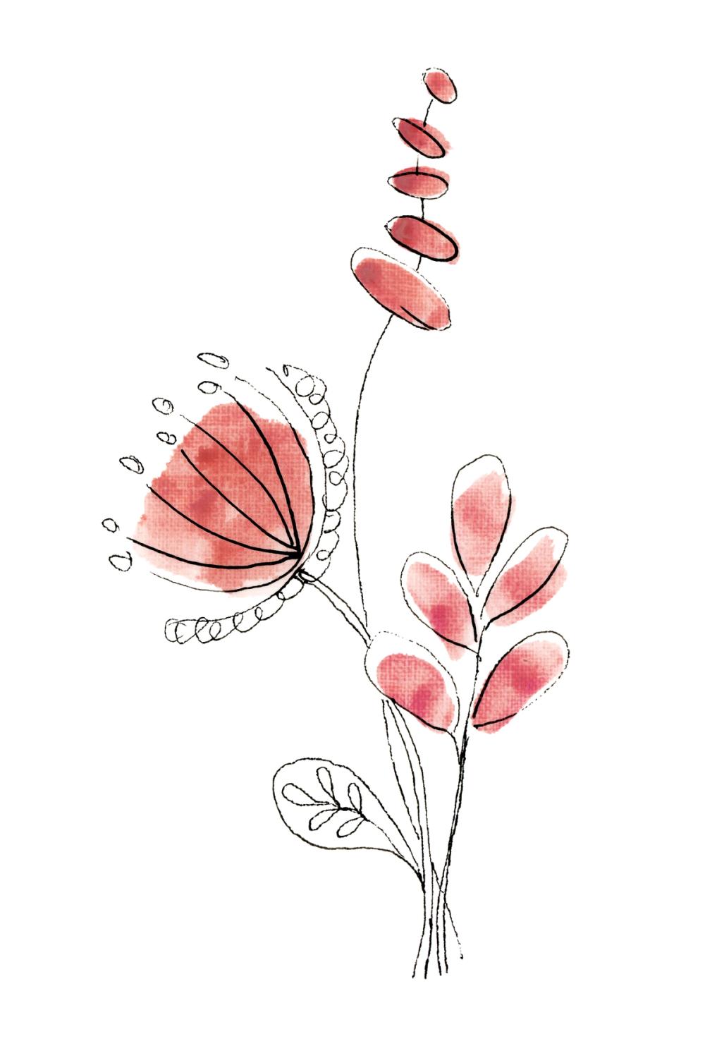 Line Flower II