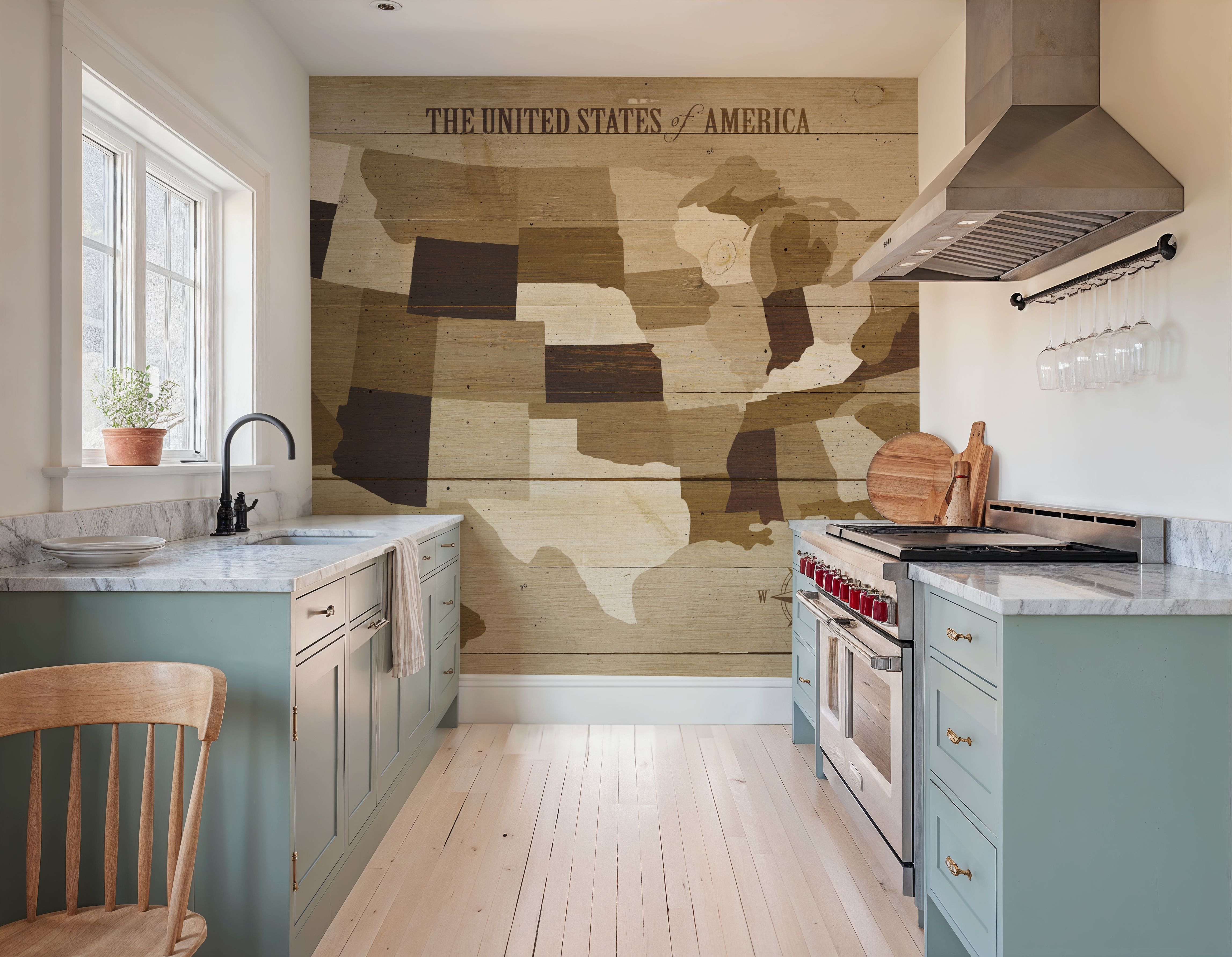 USA Modern Vintage Wood