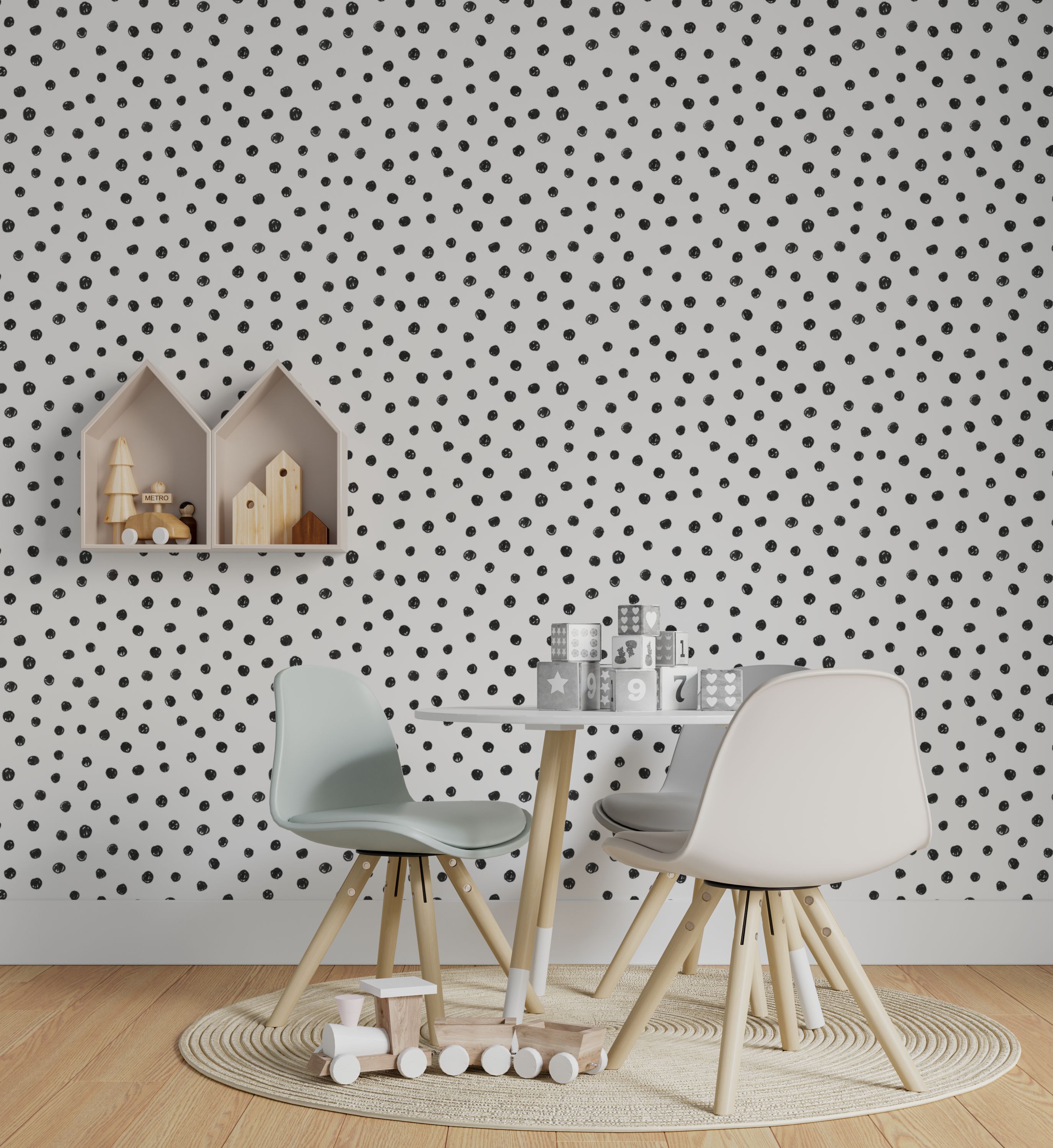 RoomMates RMK12088RL Jane Dixon Black and White Diamond Grid Specks Peel  and Stick Wallpaper - Amazon.com