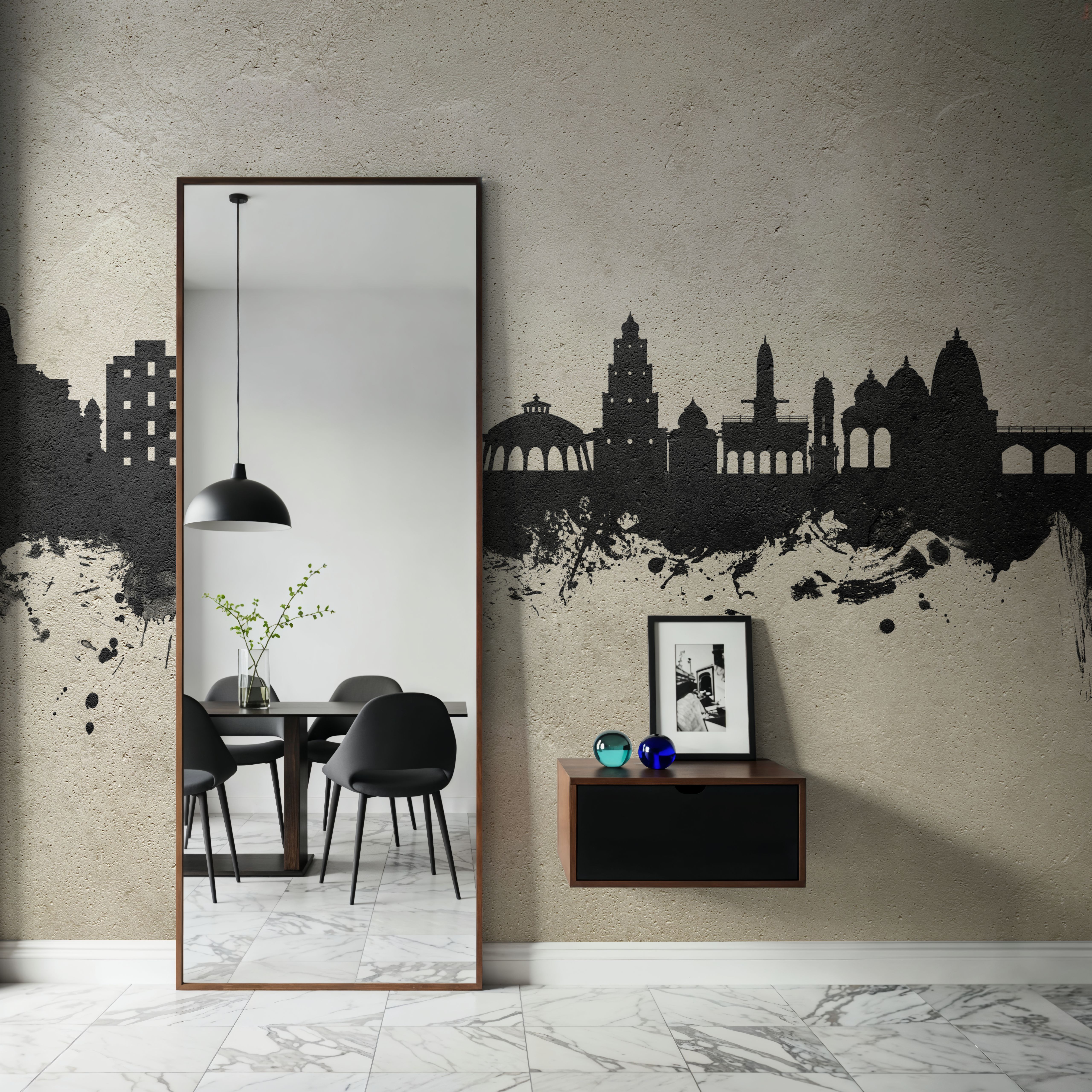 Nashik India Skyline Concrete