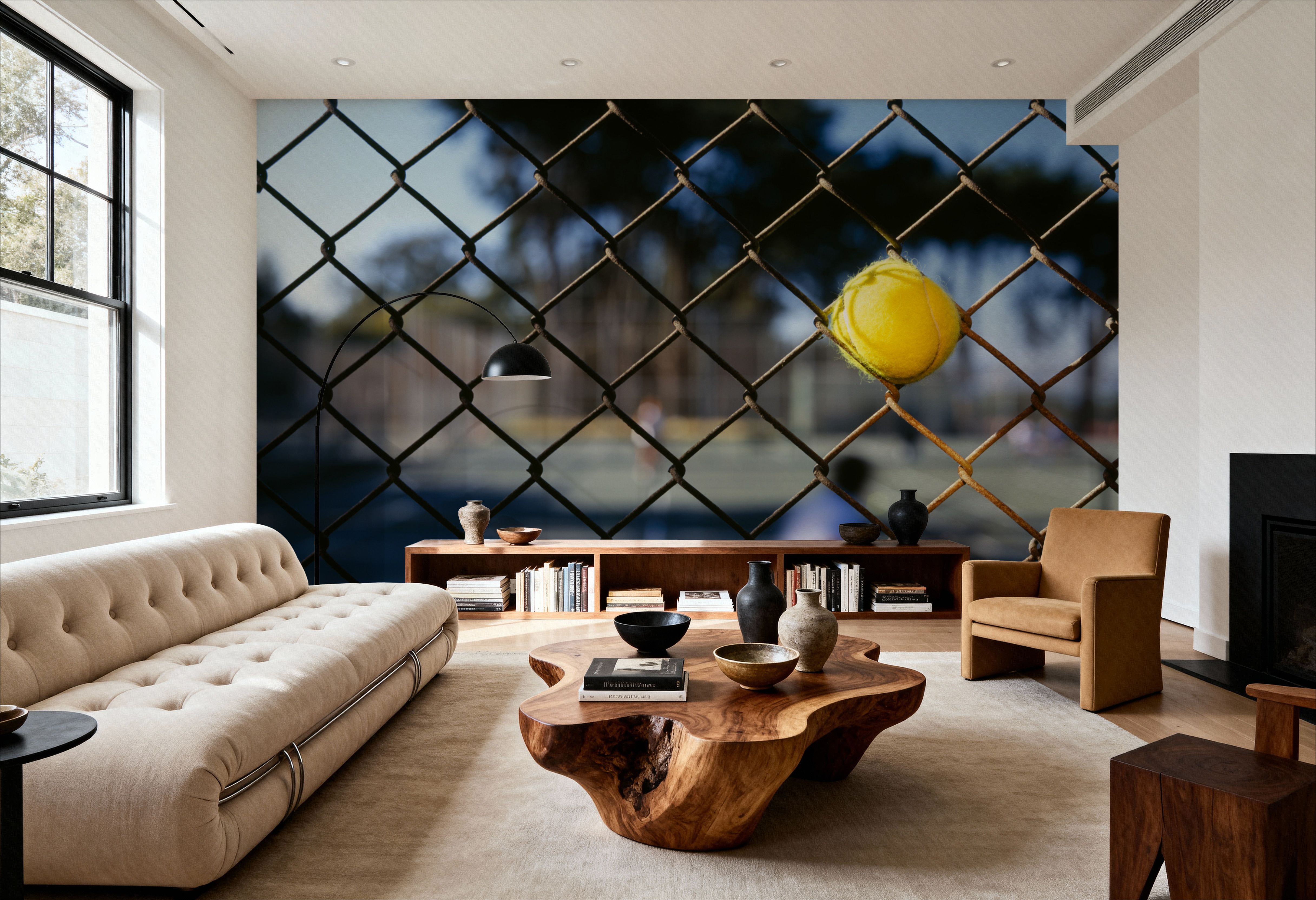 Fotobehang - Court Boundary - Slaapkamer - Wallism België - Zelfklevend of Vliesbehang