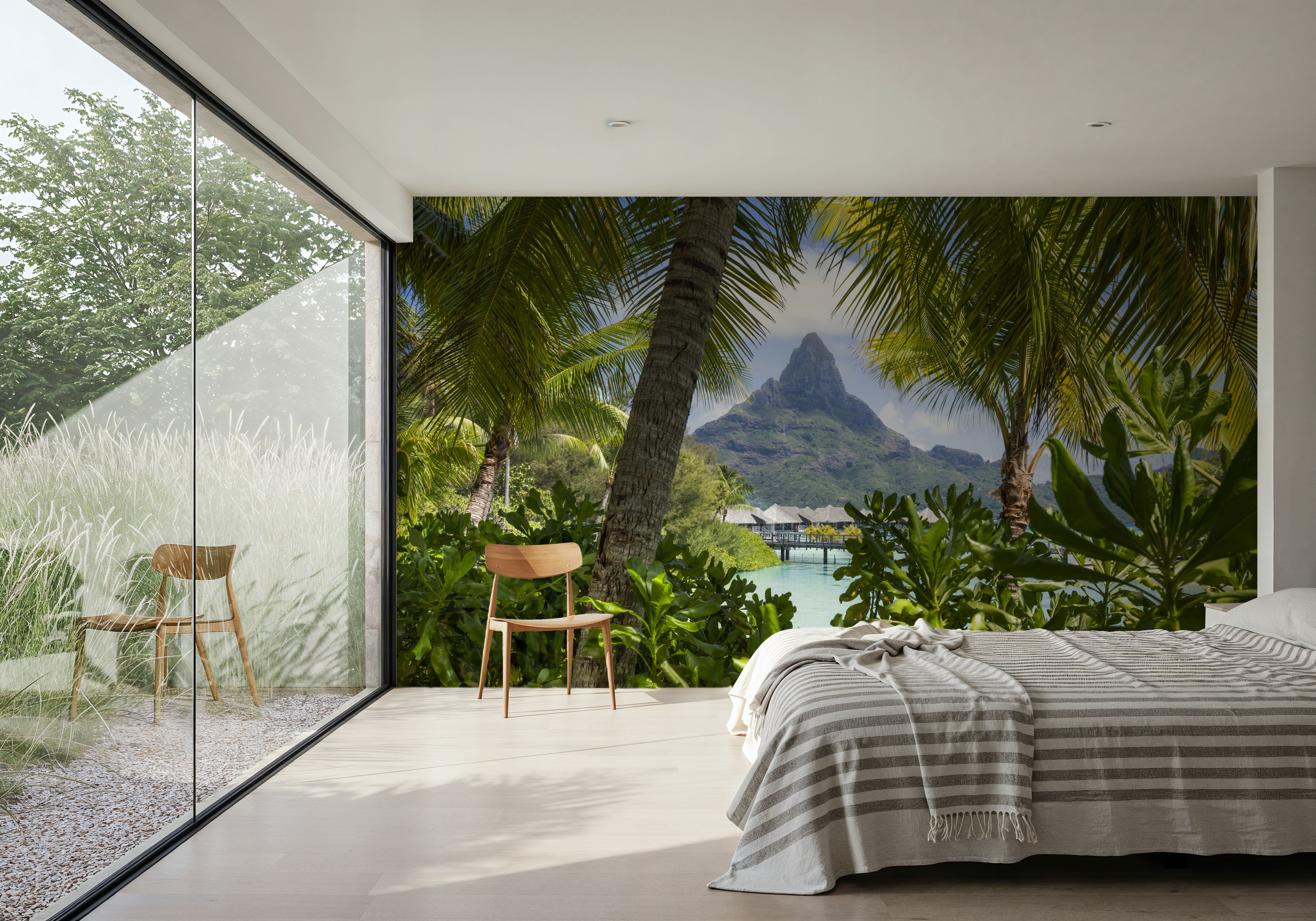 Mount Otemanu Framed