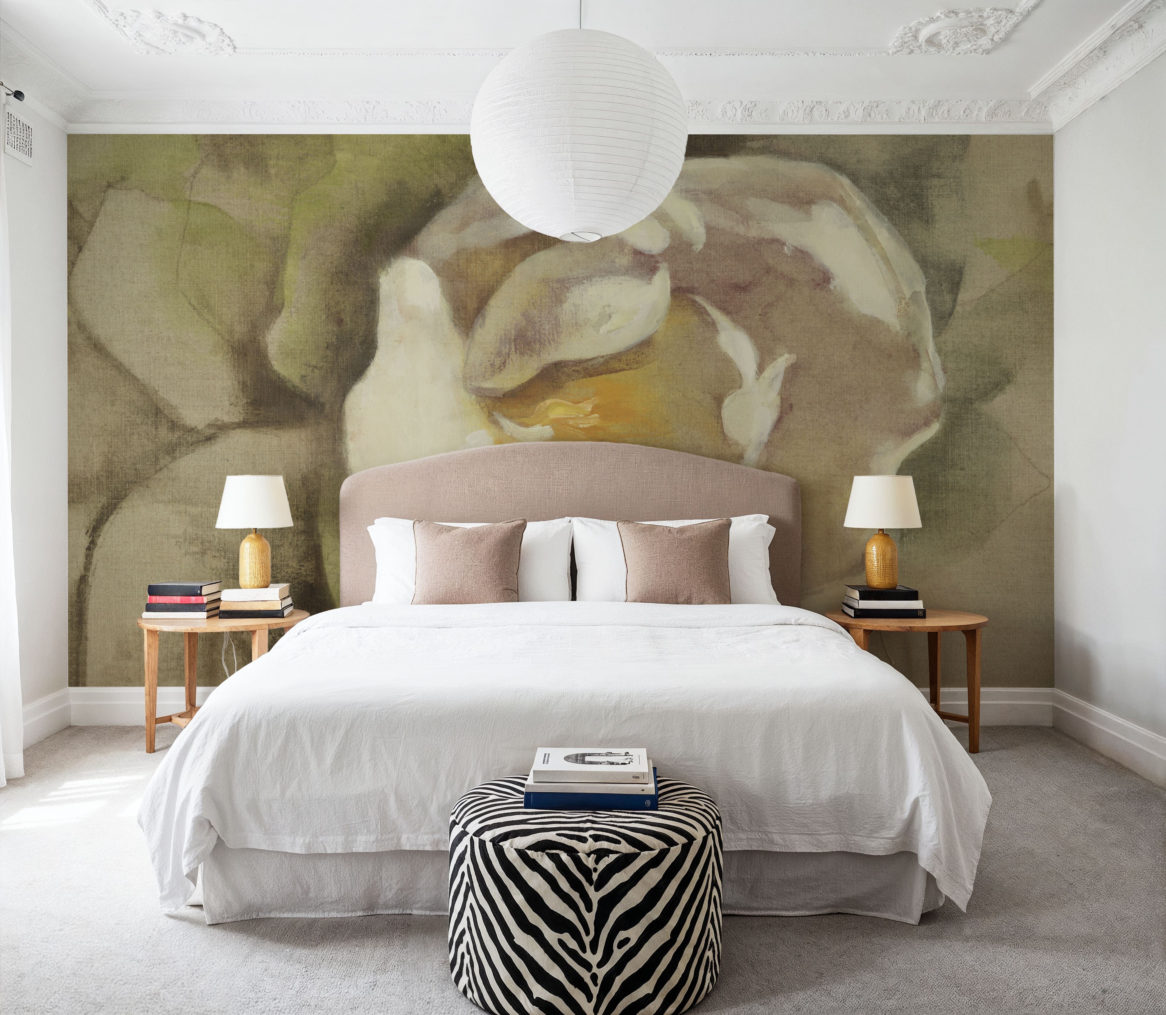 White Blossom on Canvas
