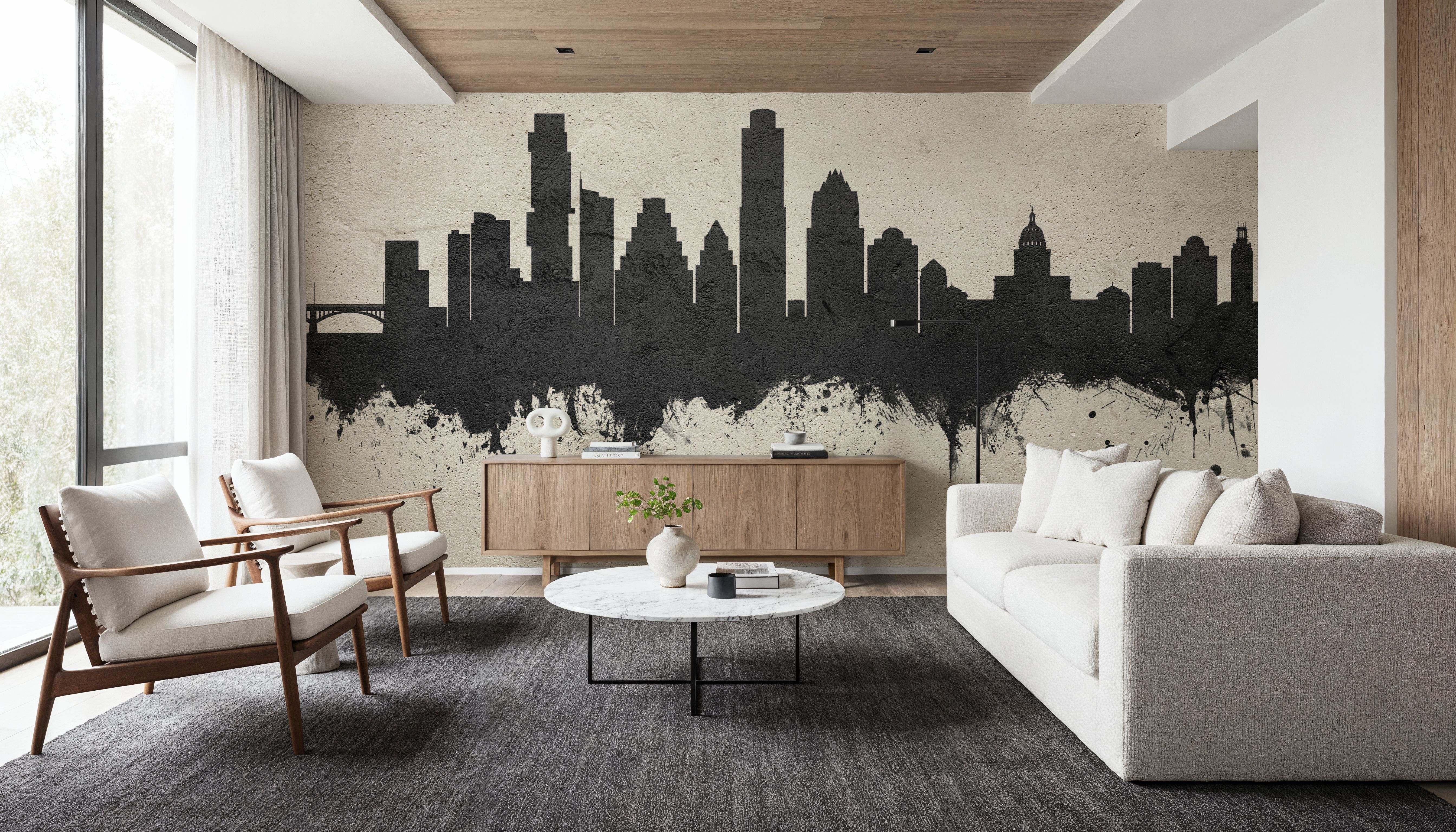 Austin Texas Skyline Concrete