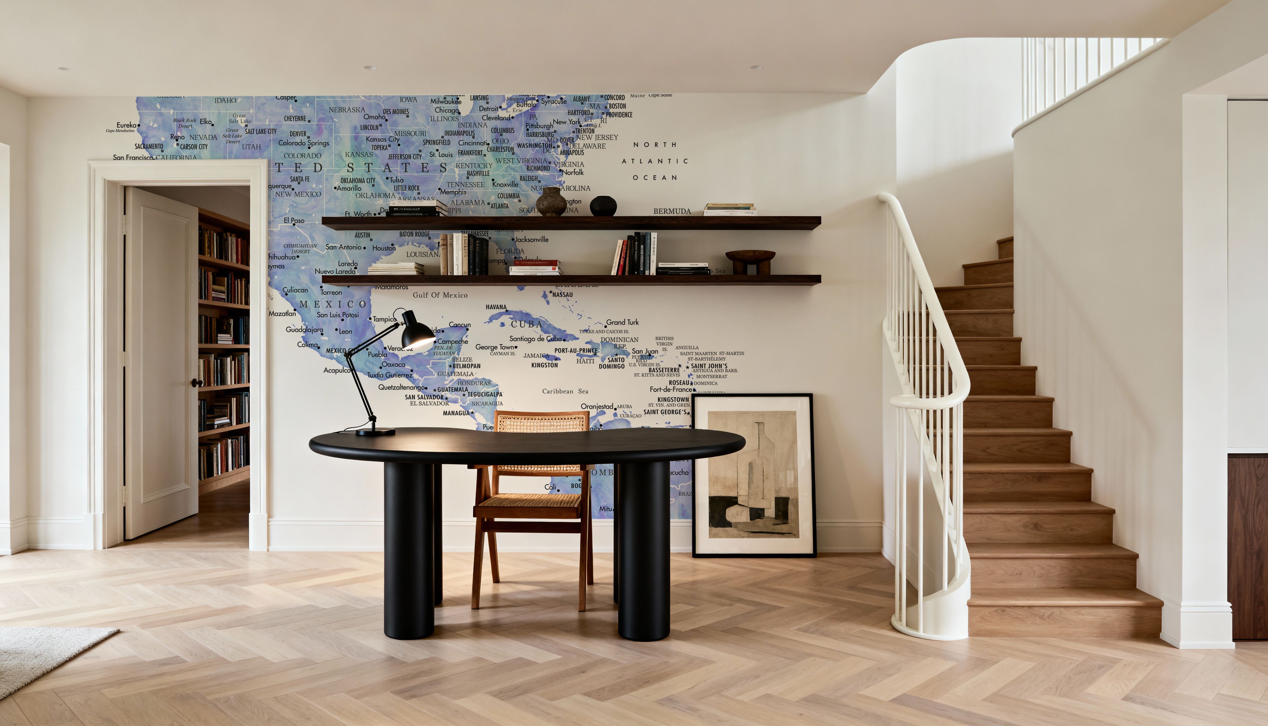 US Mexico Caribbean Map - Isidora