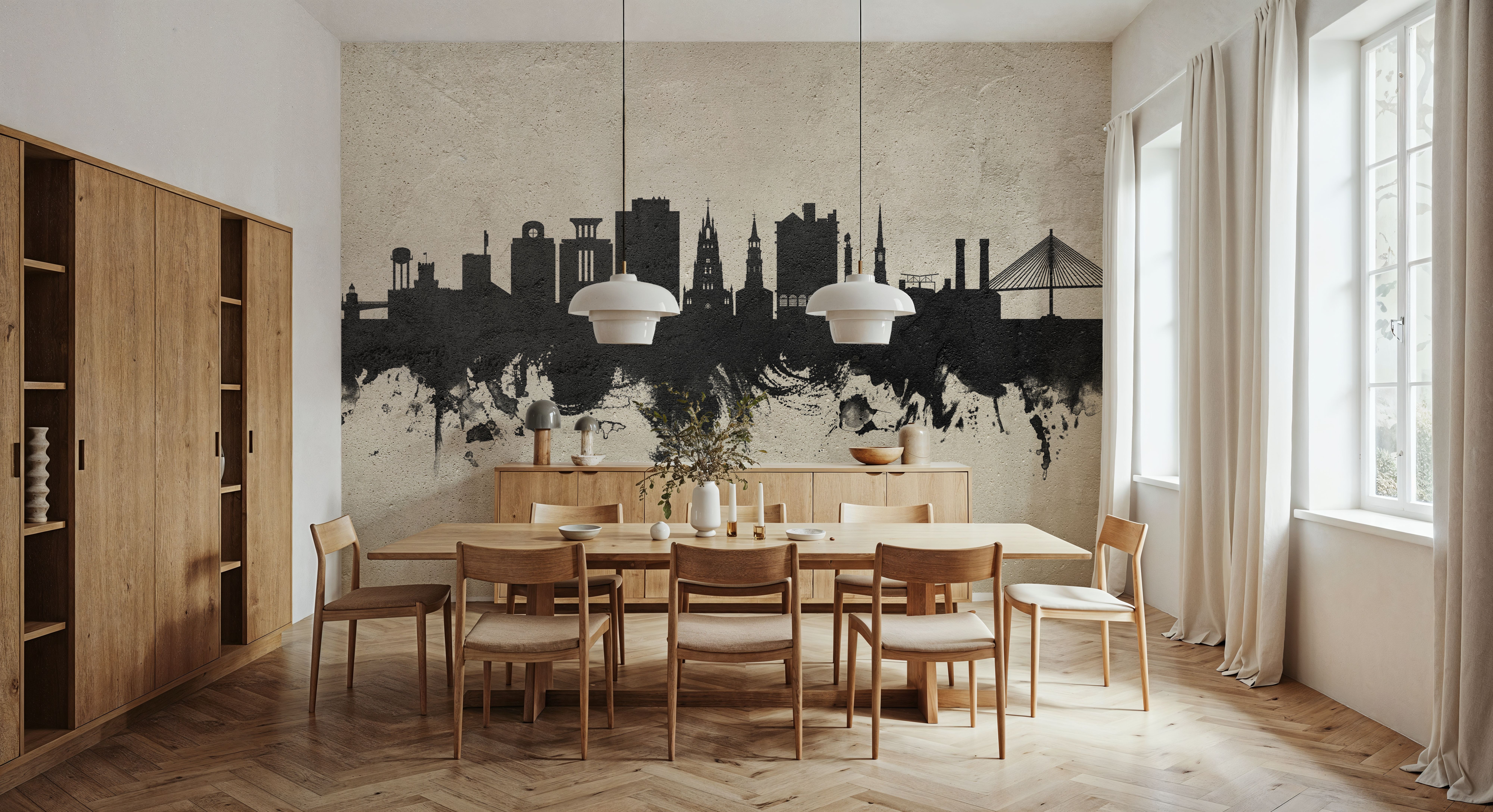 Charleston South Carolina Skyline Concrete