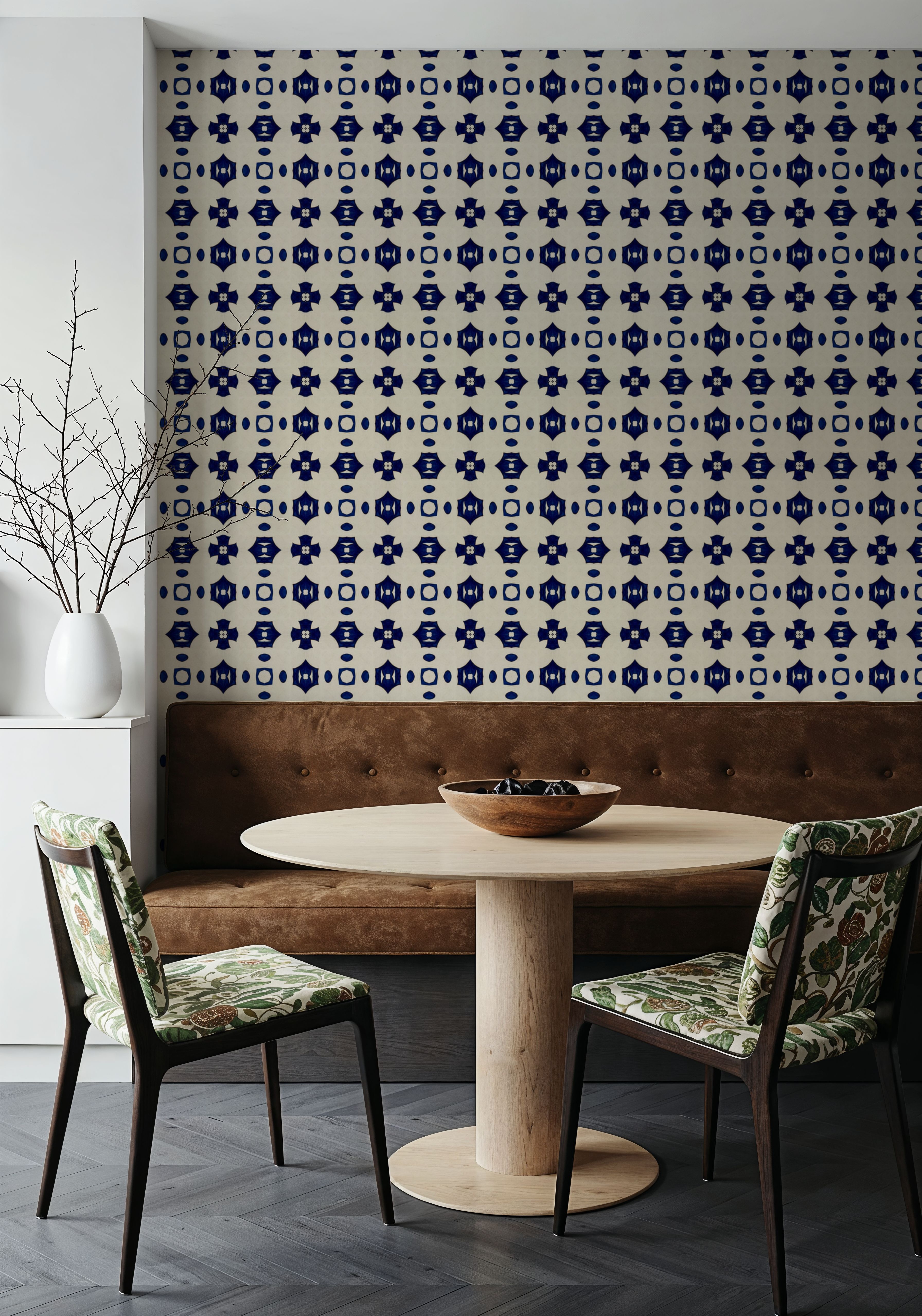 Nara Cross And Square, Carte da parati