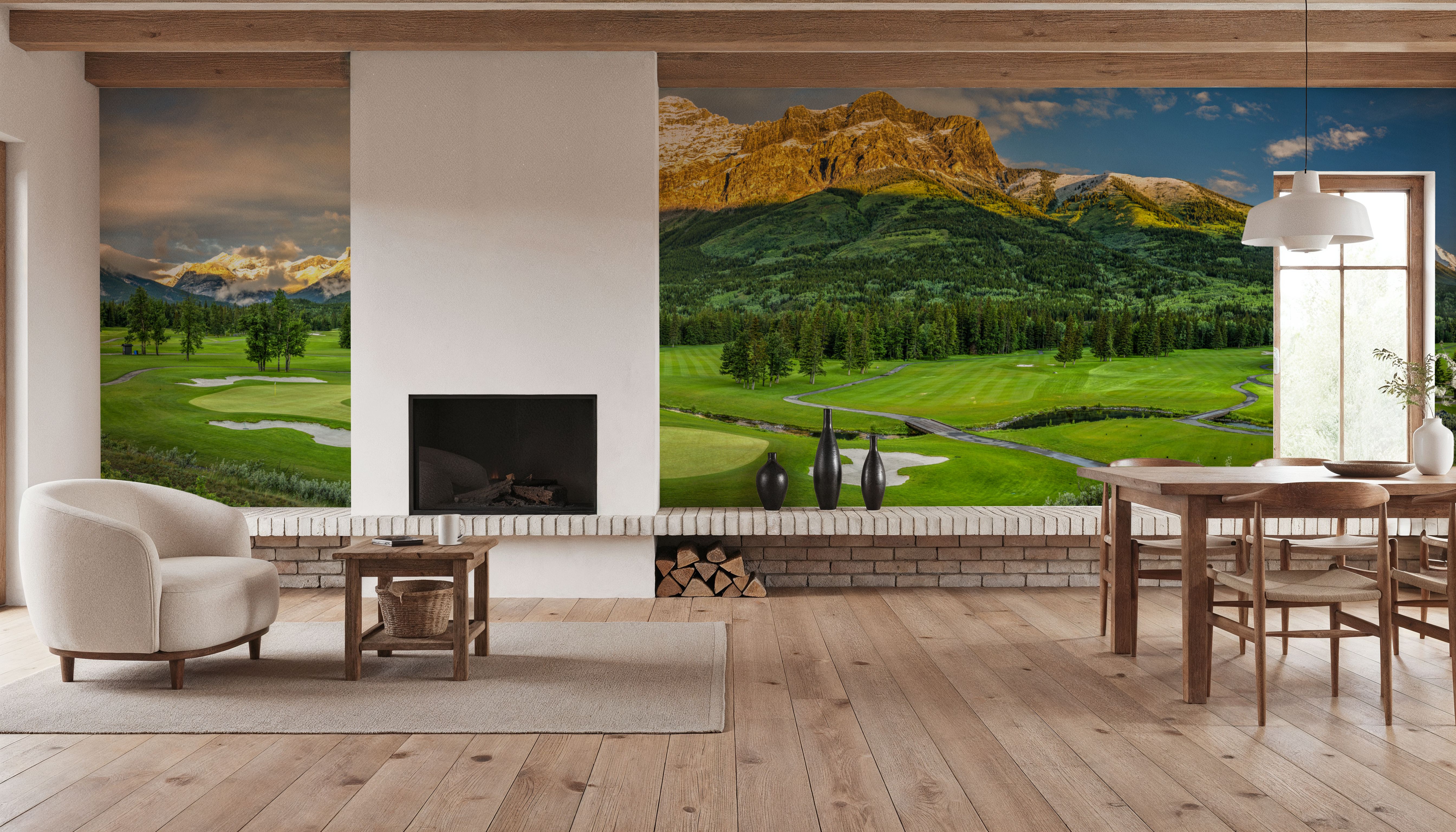 Mount Kidd Golf, Papier peint