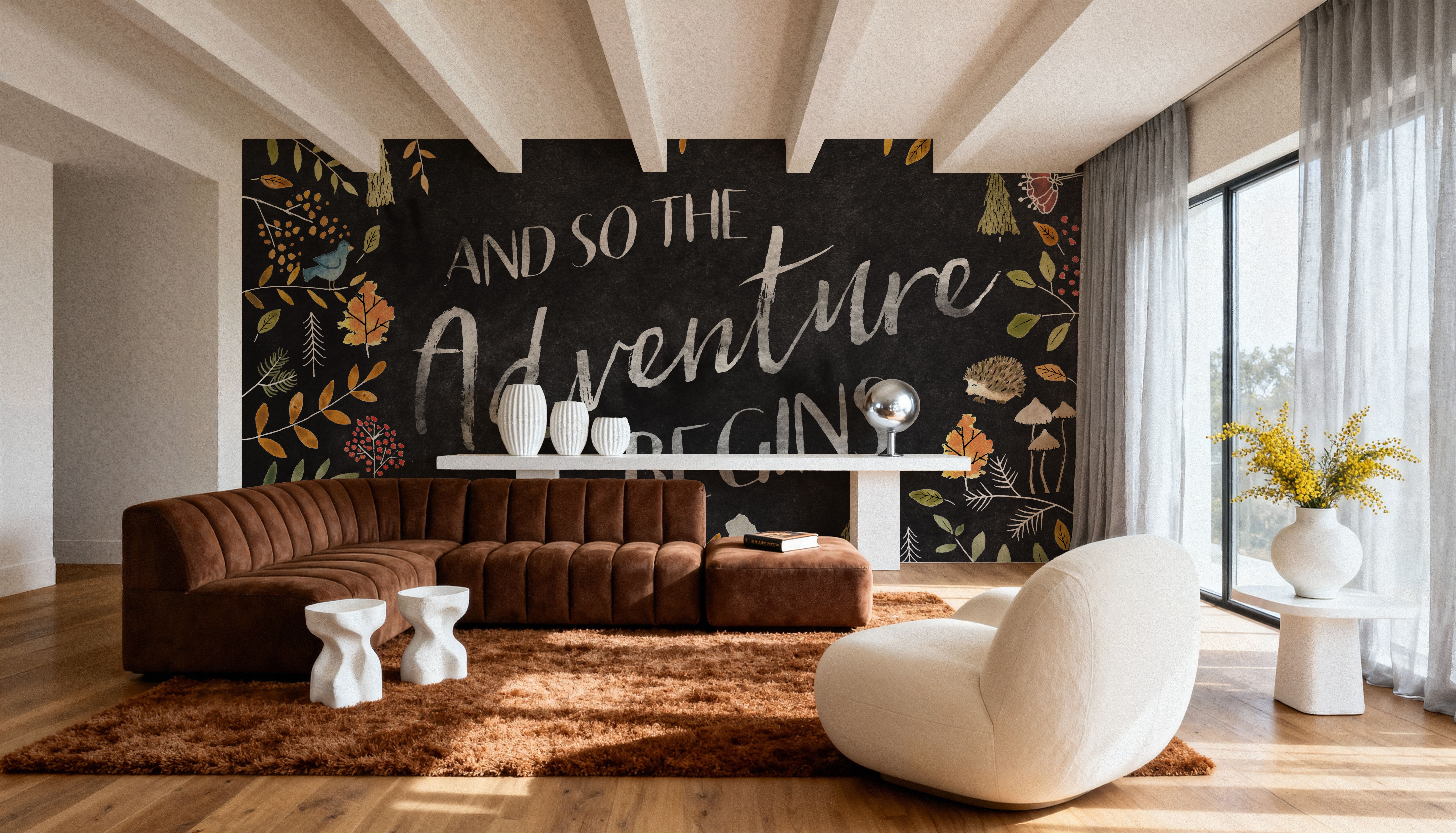 Woodland Whimsy I Black