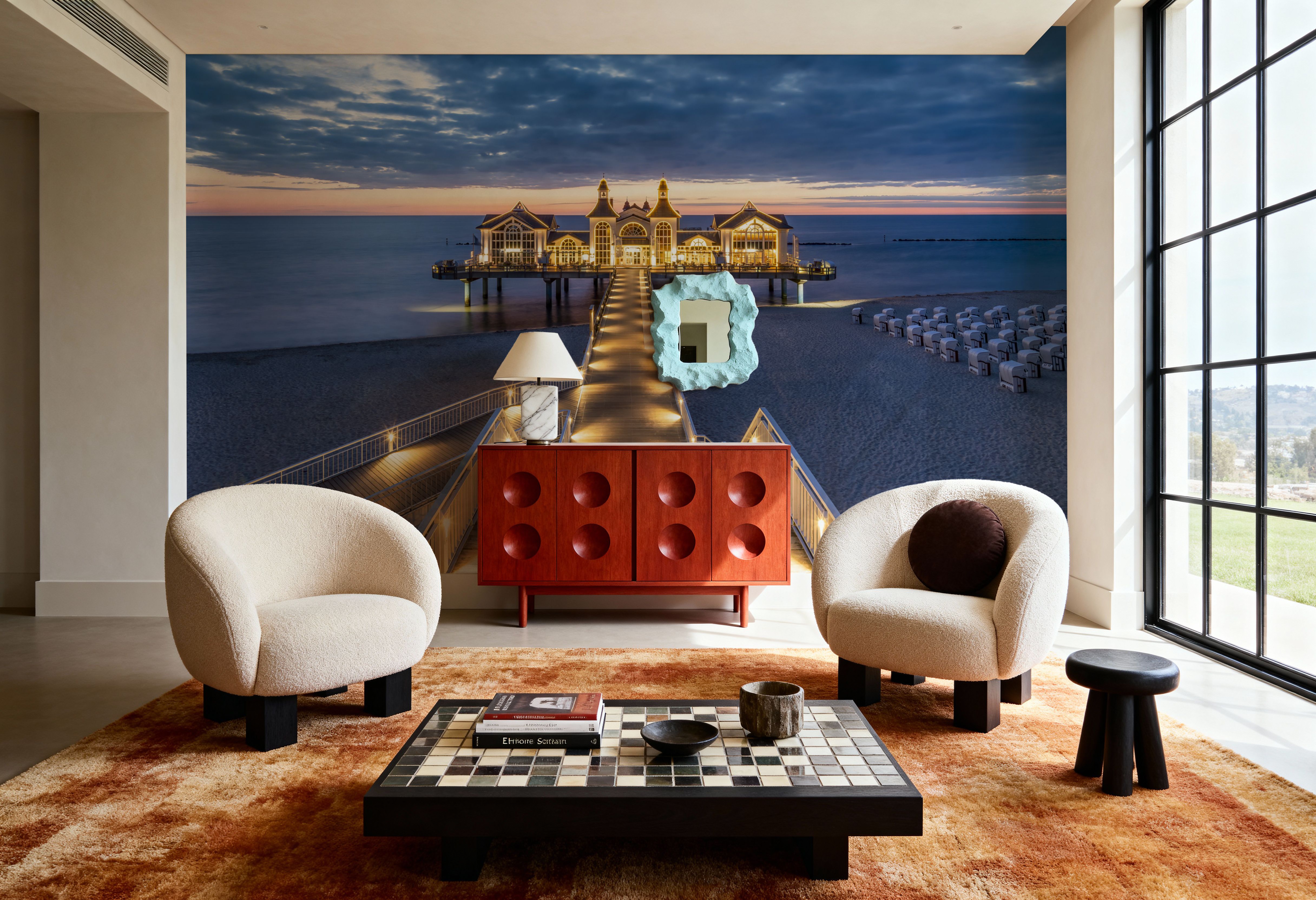 Sellin Pier at Night Panorama