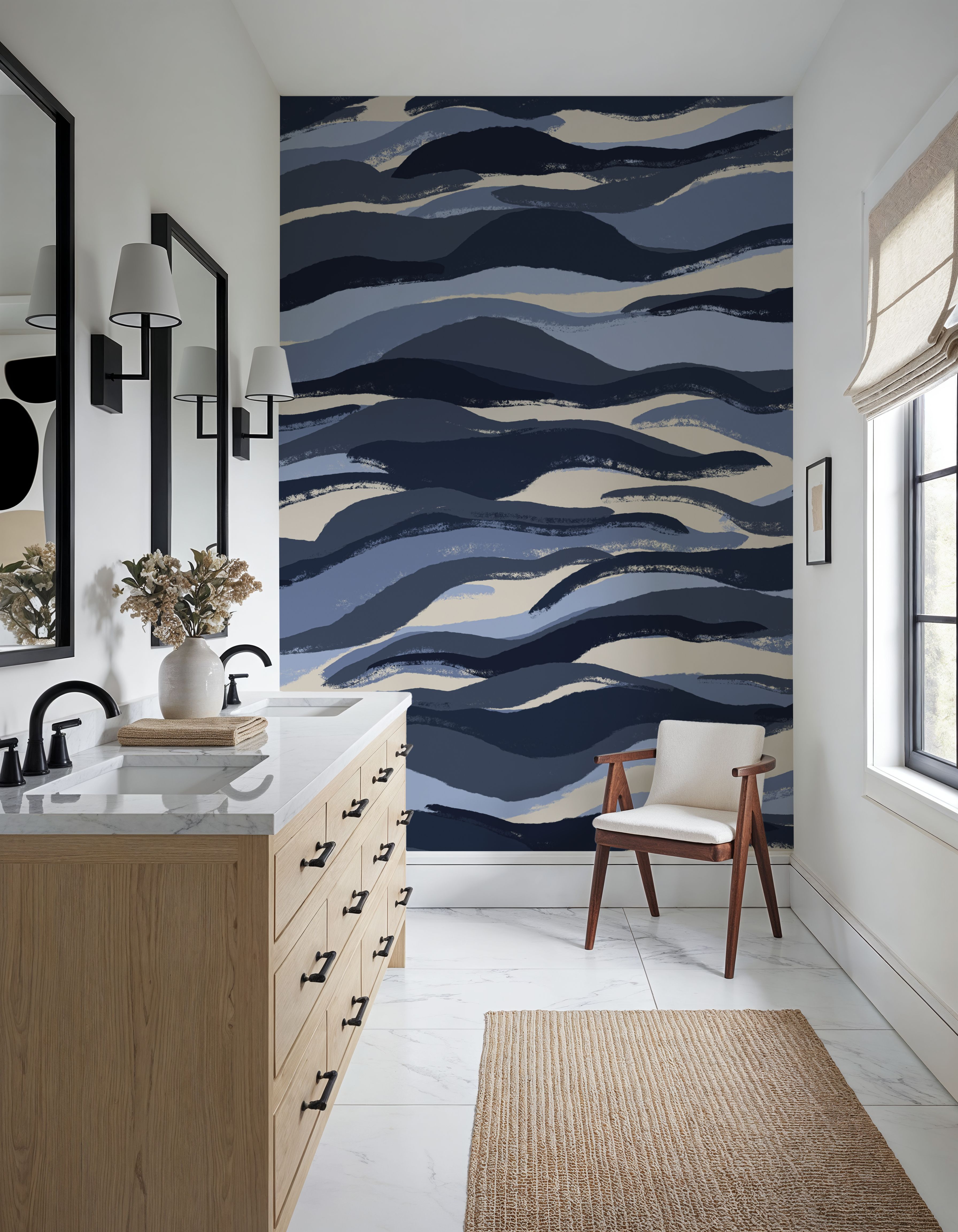 Blue Tiger Pattern