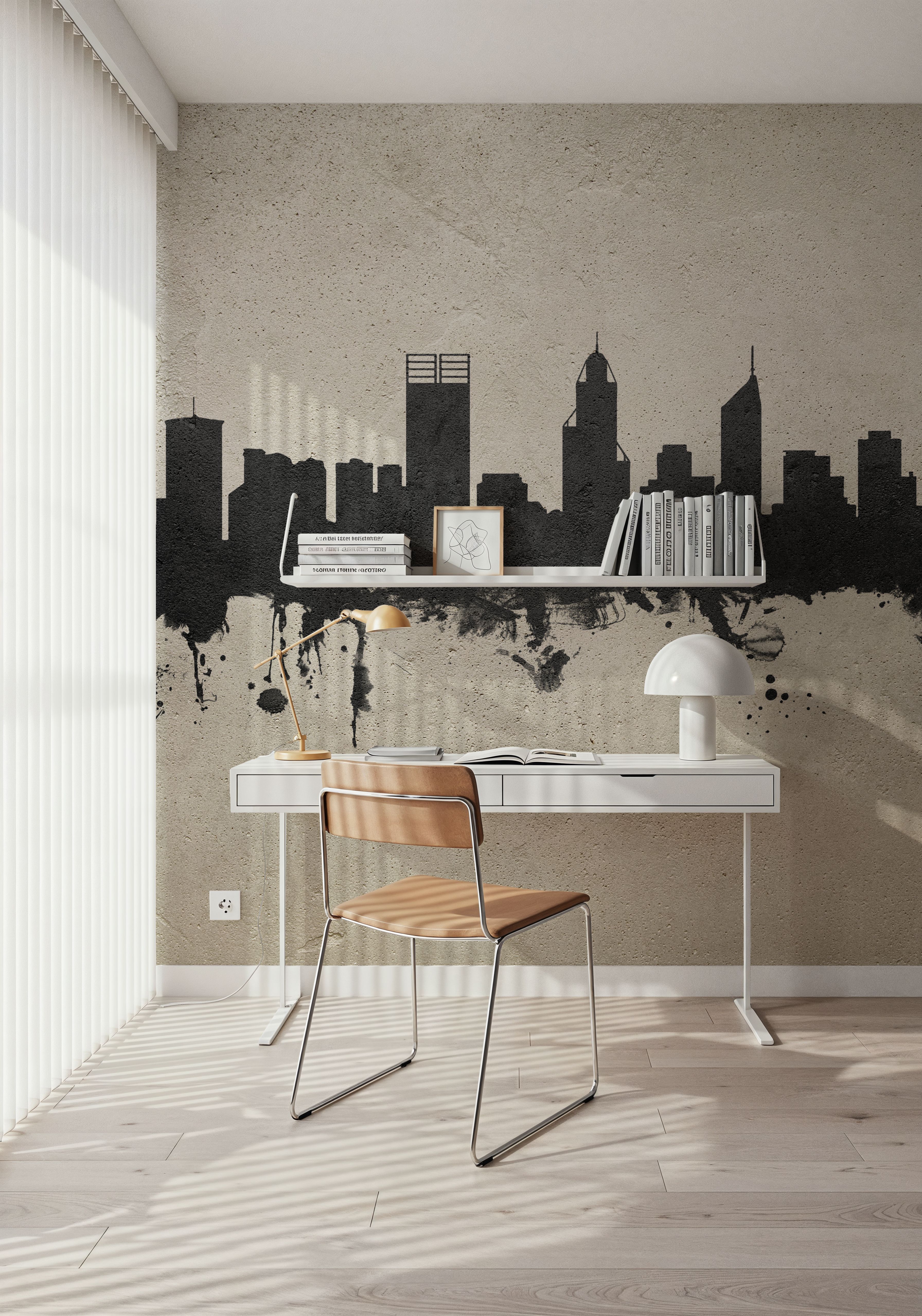 Perth Australia Skyline Concrete