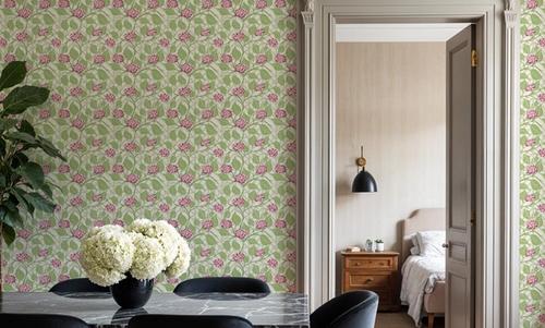 Hydrangea Trellis, Pink