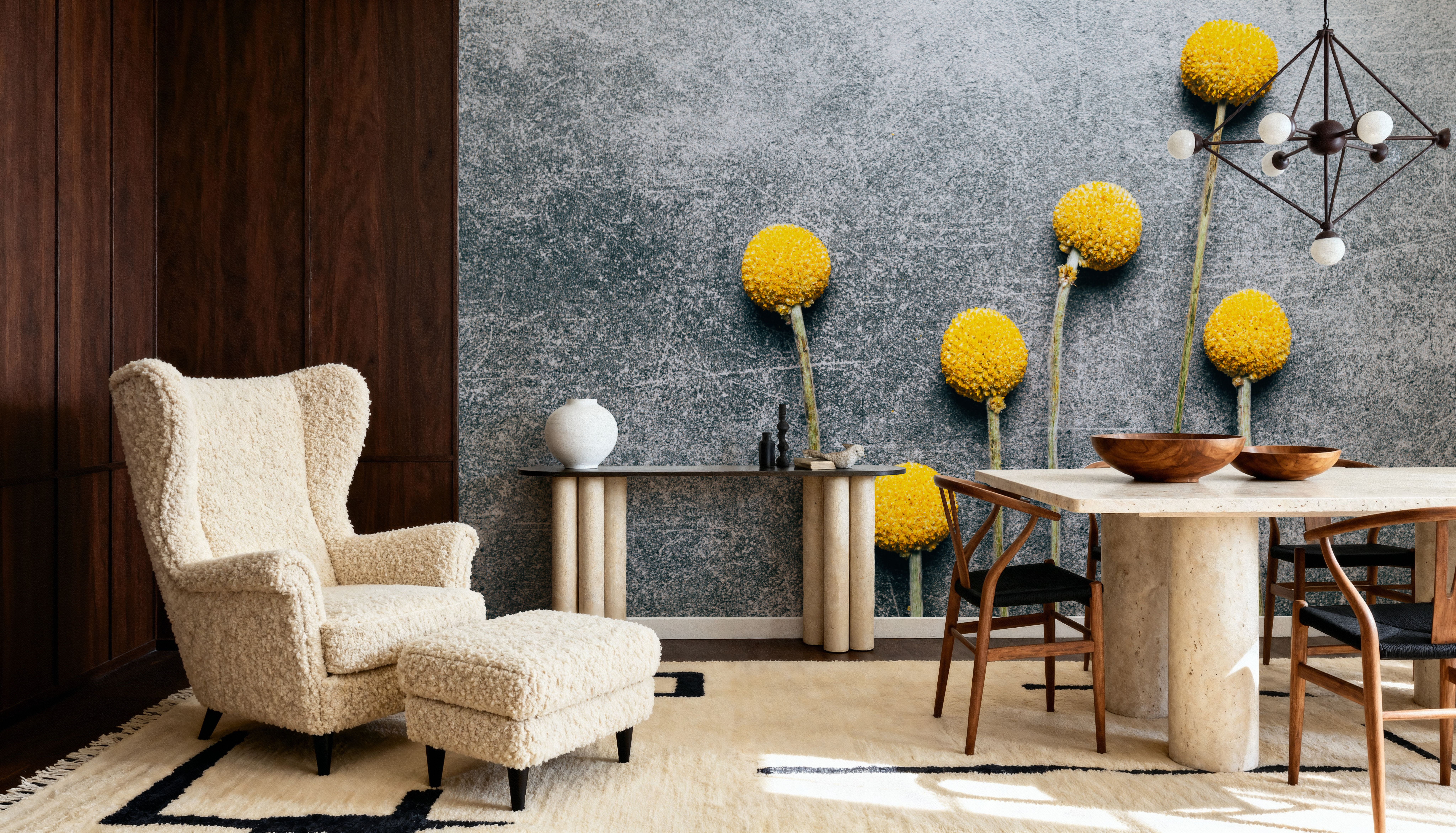 Craspedia Dry Flowers