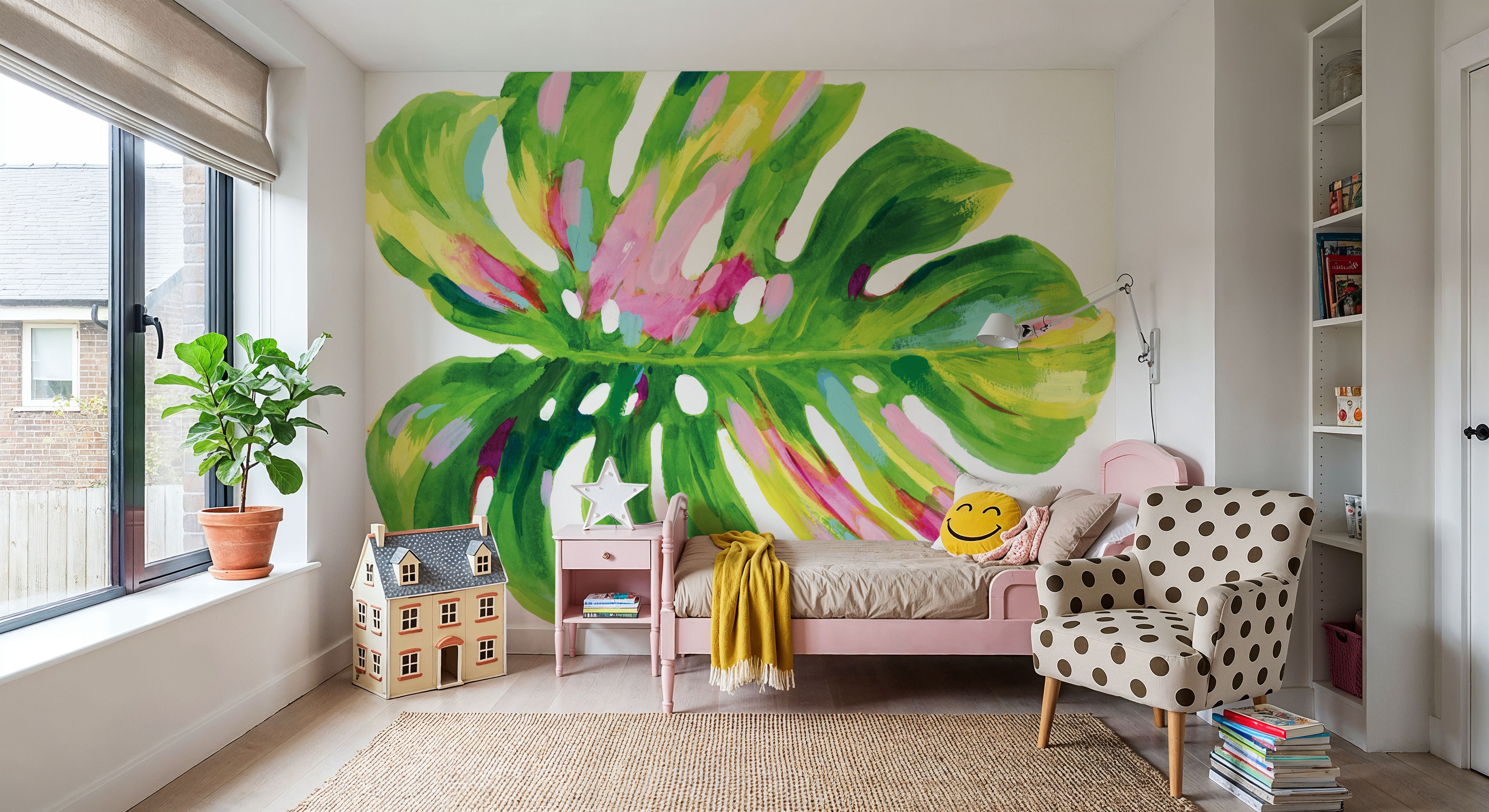 Colorful Tropical Leaf I