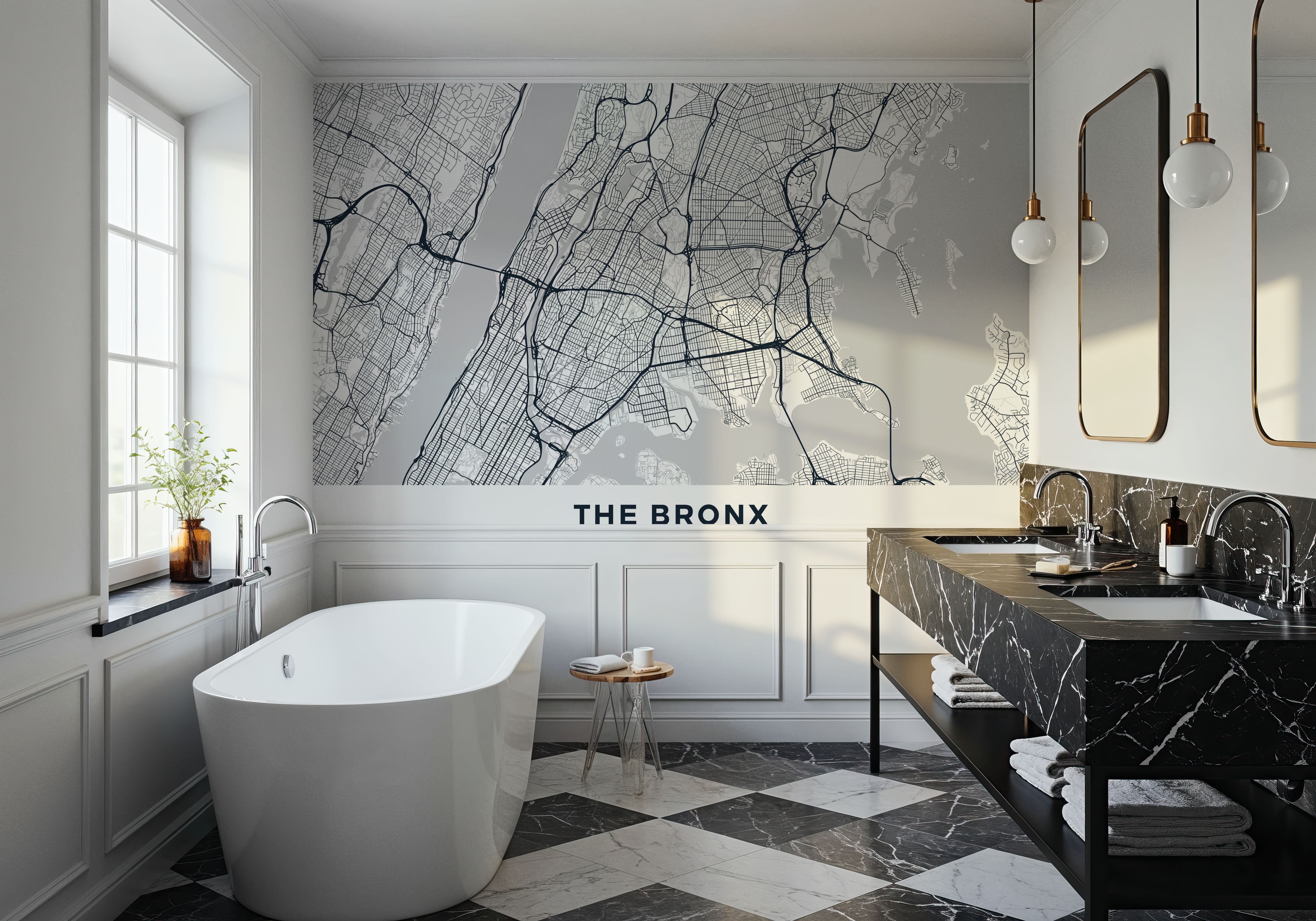 Map of The Bronx