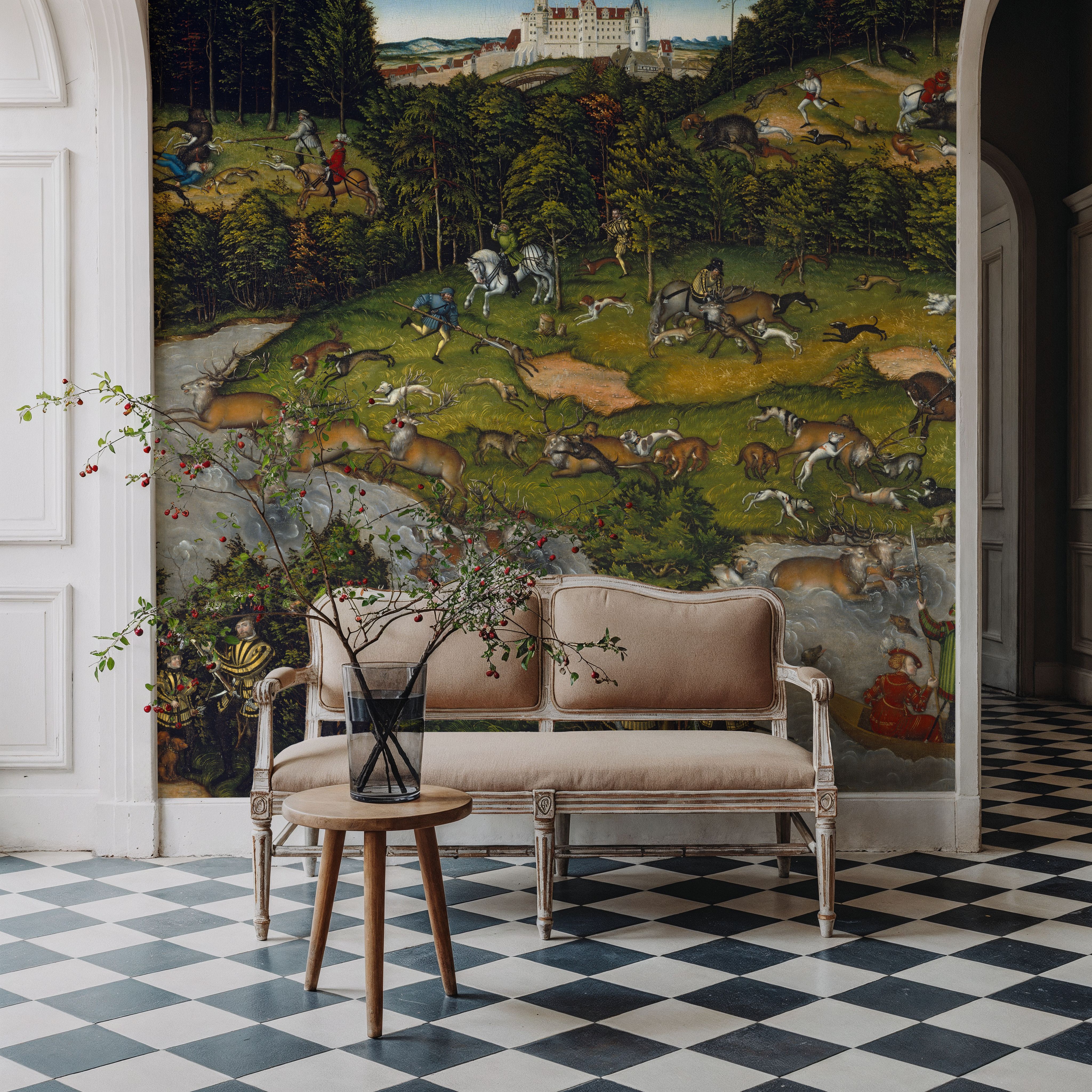 Hunting near Hartenfels Castle