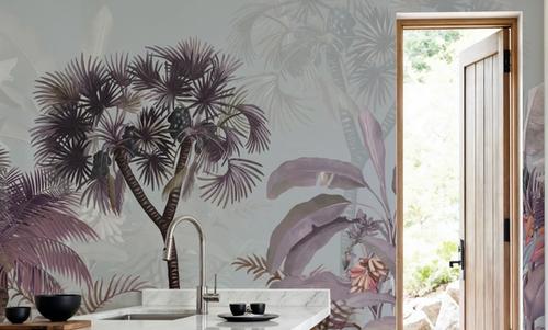 Tropical Forest Strolls Blue