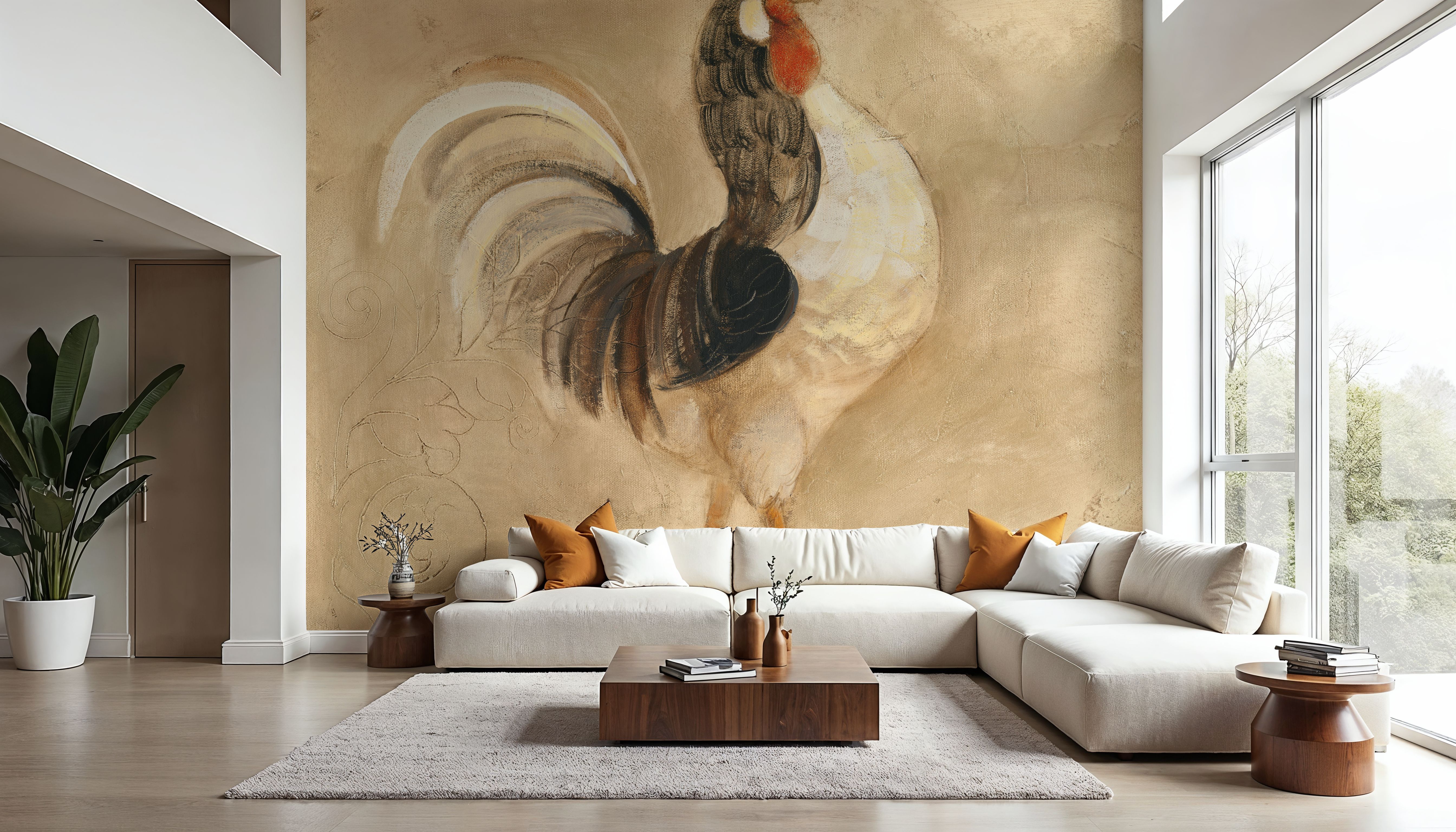 Rooster I, Wallpaper