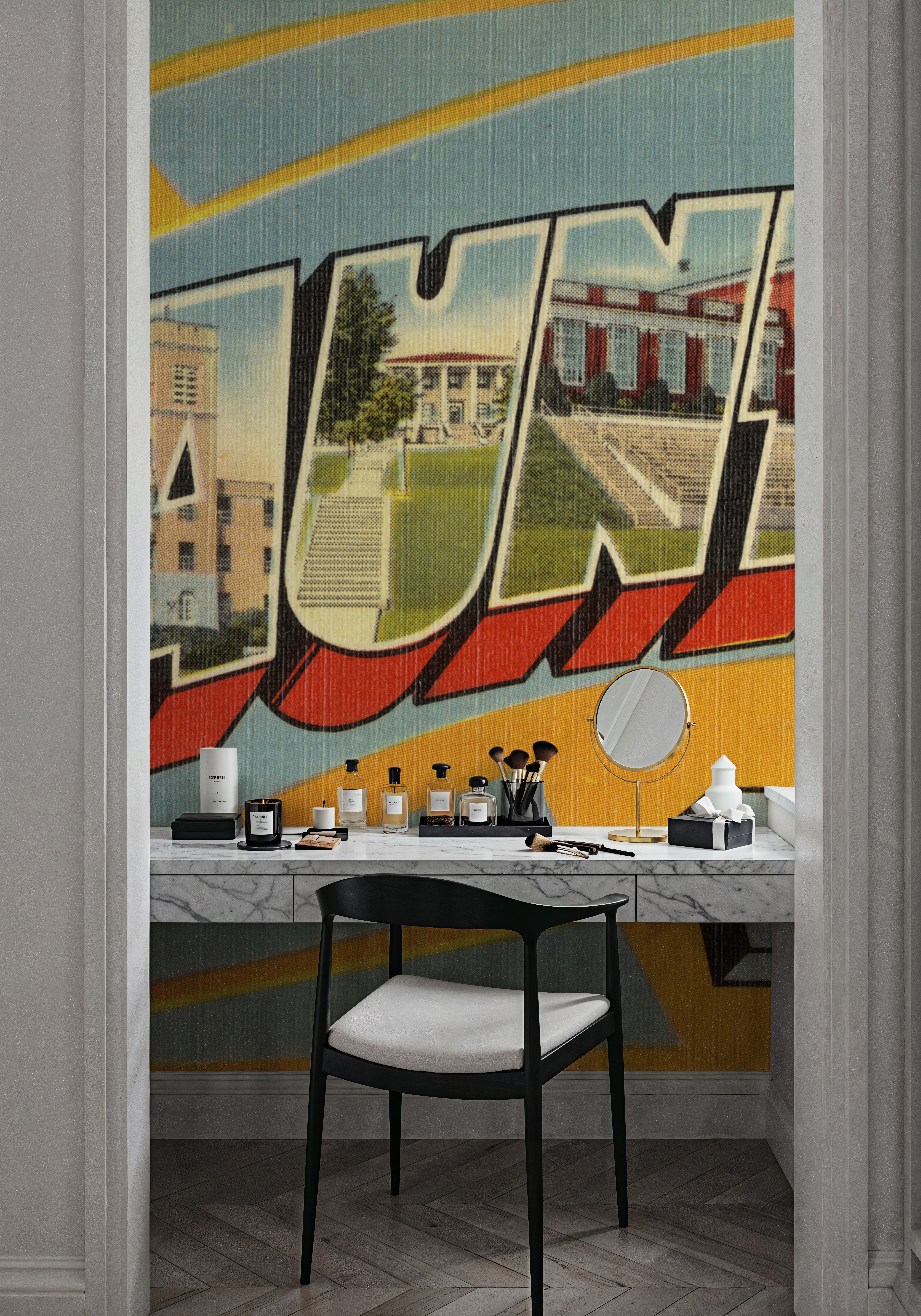 Greetings from Staunton - Screenprint Postcard
