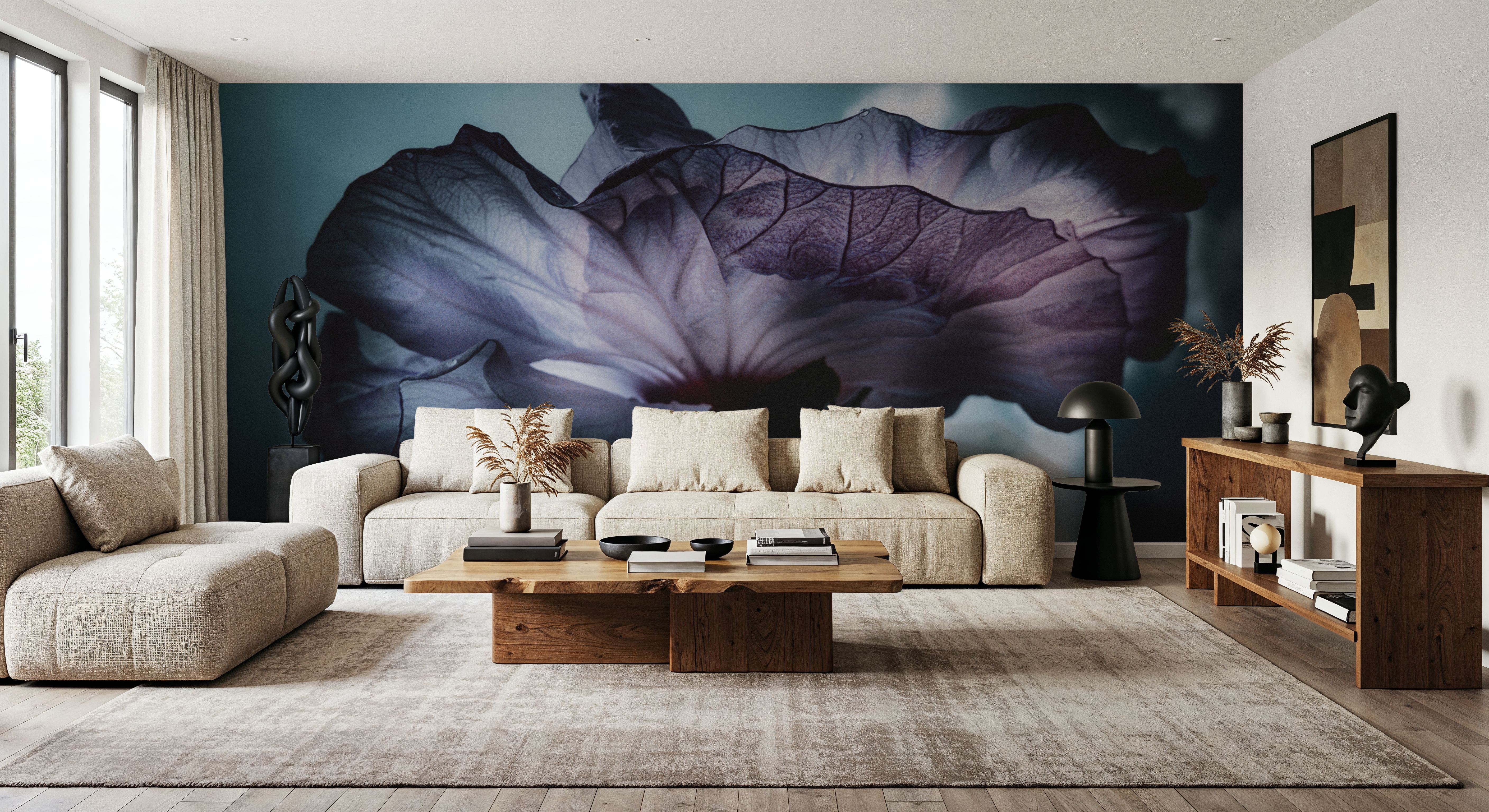 Hibiskus And Sky, Wallpaper